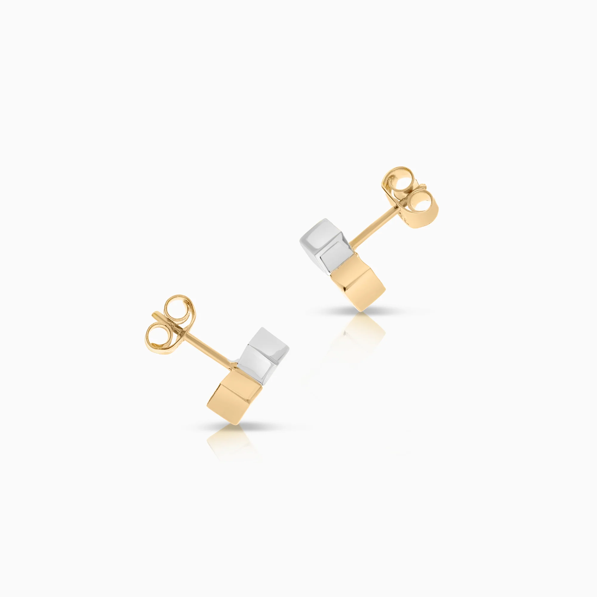 Gold earrings 0.85g 18K gold - Image 2