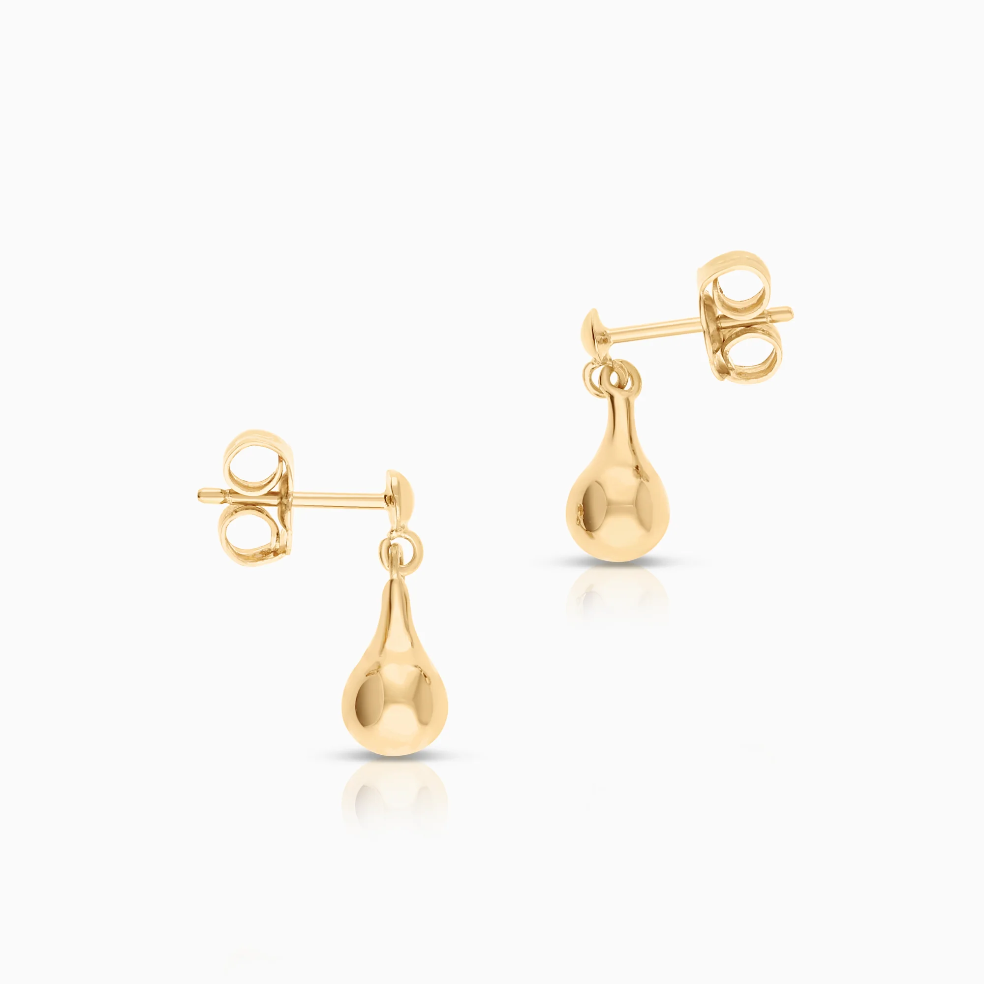 Gold earrings 0.99g 18K gold - Image 2