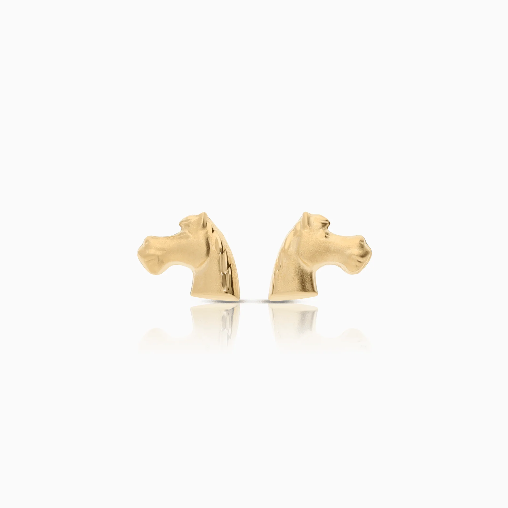 Gold earrings 0.45g 18K gold