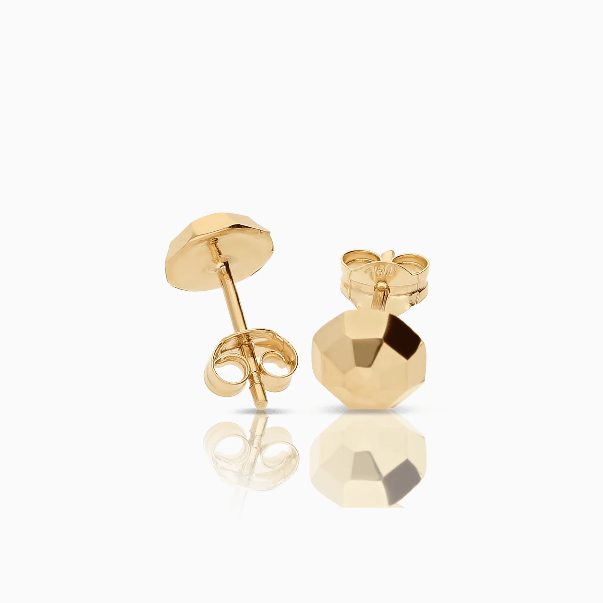 Gold earrings 0.56g 18K - Image 2