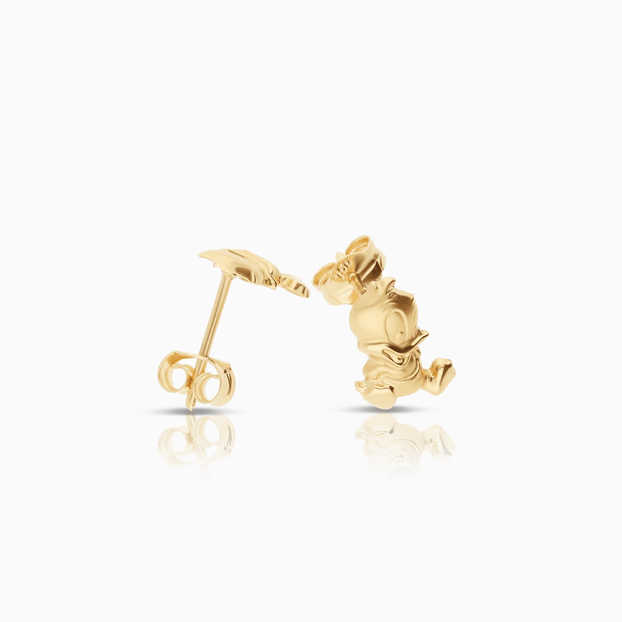 Gold earrings 0.76g 18K - Image 2