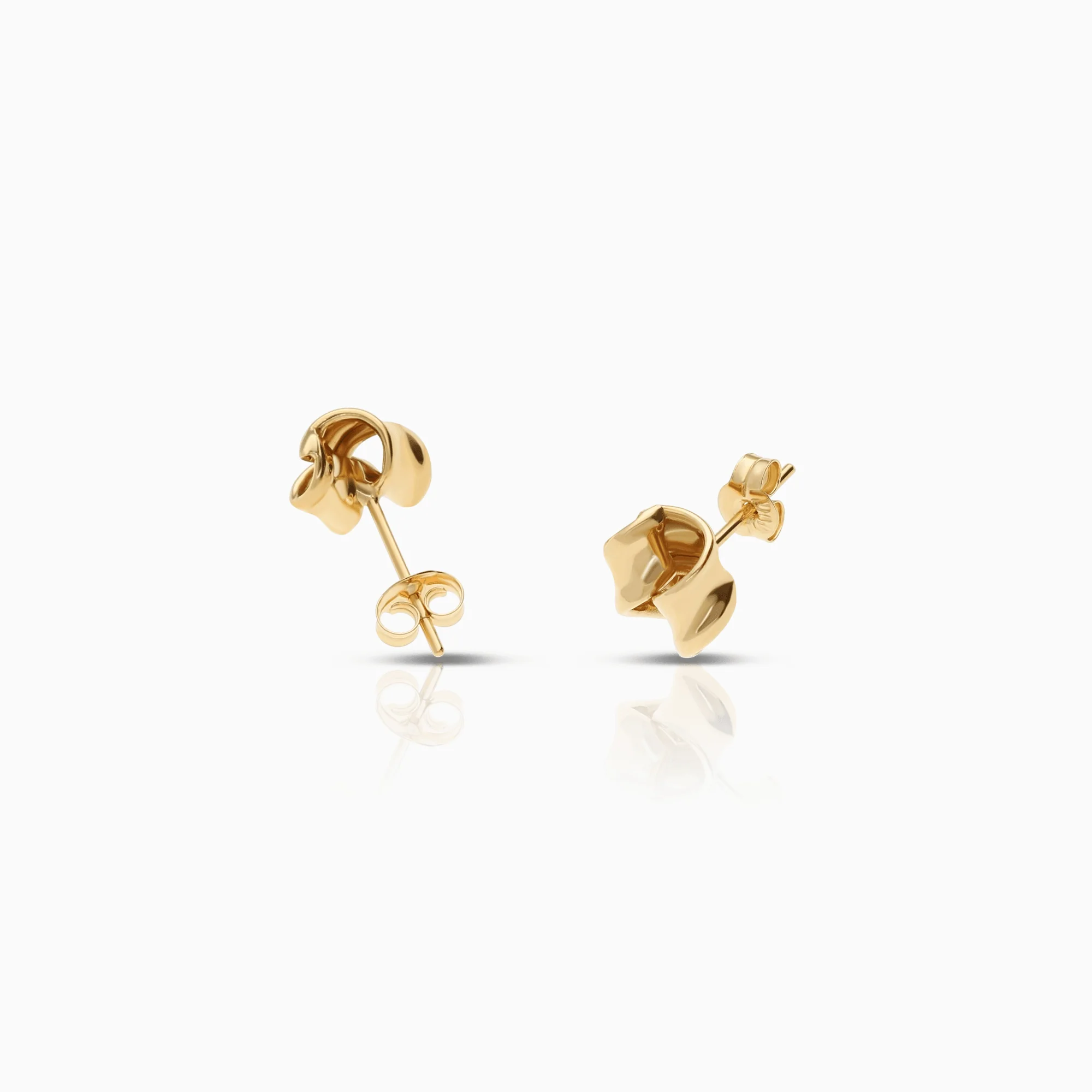 Gold earrings 0.88g 18K - Image 2