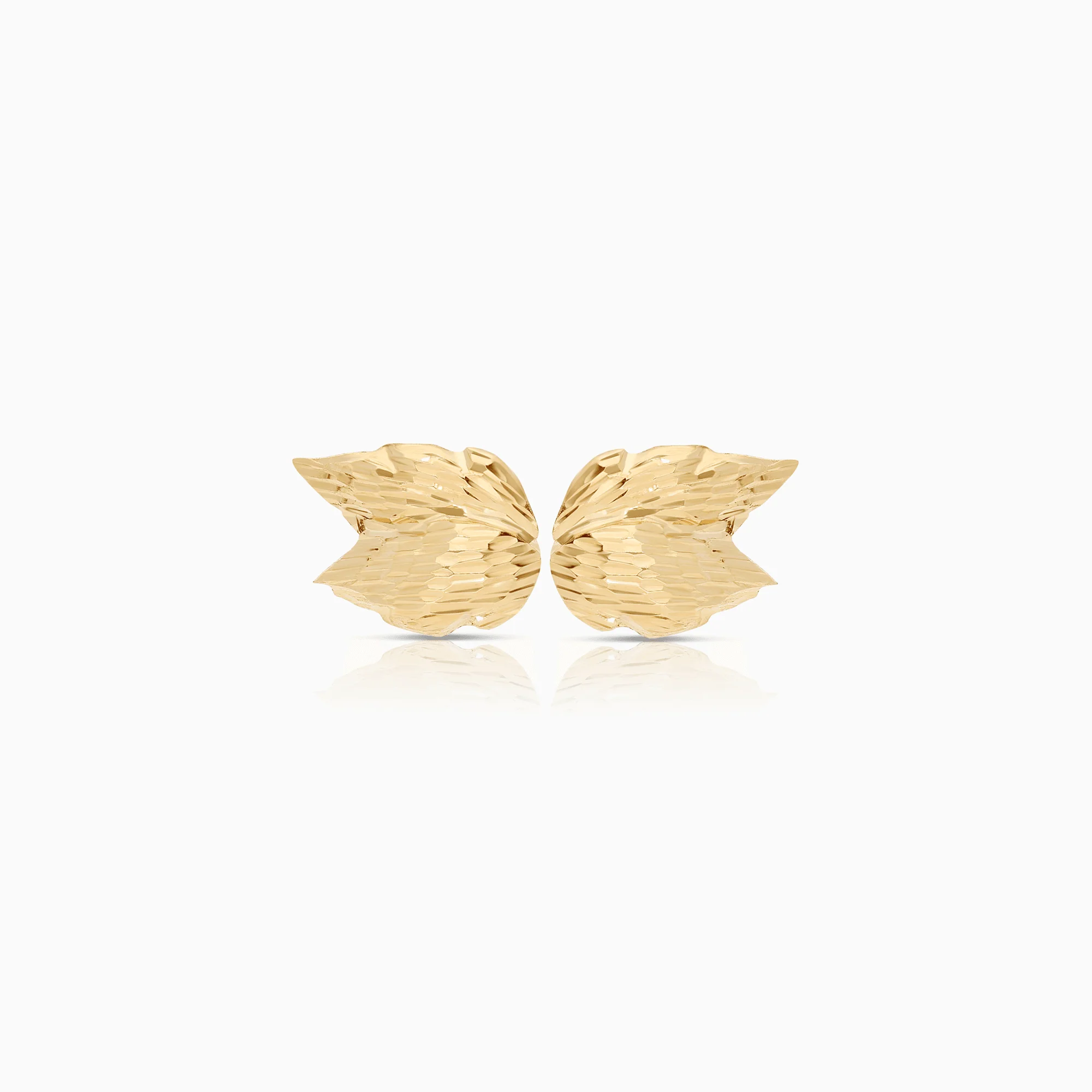 Gold earrings 0.92g 18K gold - Image 2