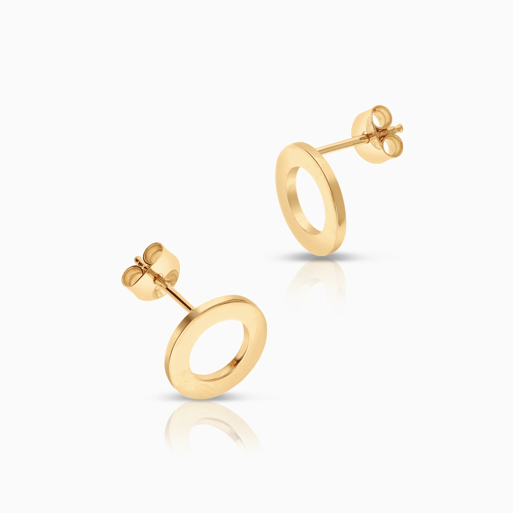 Gold earrings 1.81g 18K gold - Image 2