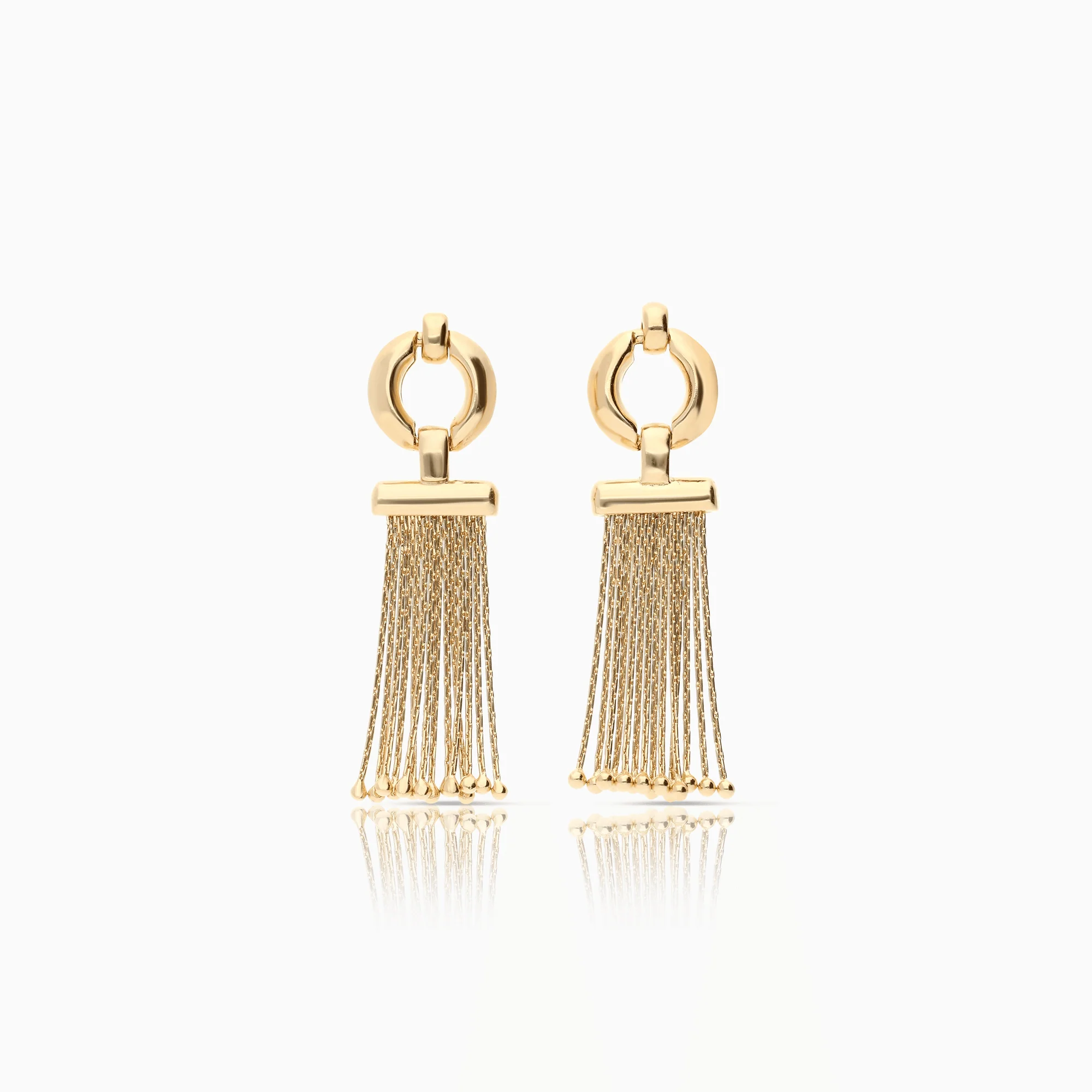 Gold earrings 10.52g 18K