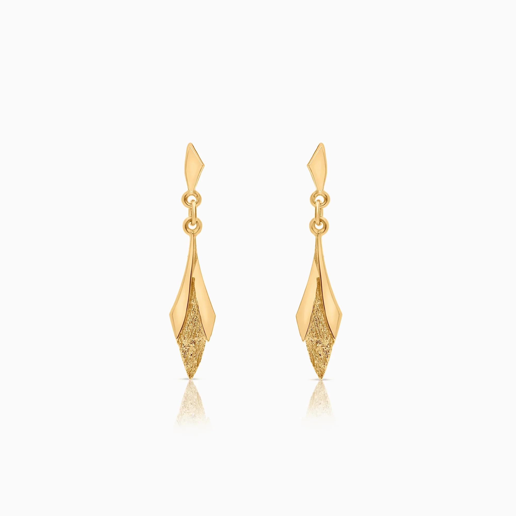 Gold earrings 1.55g 18K gold