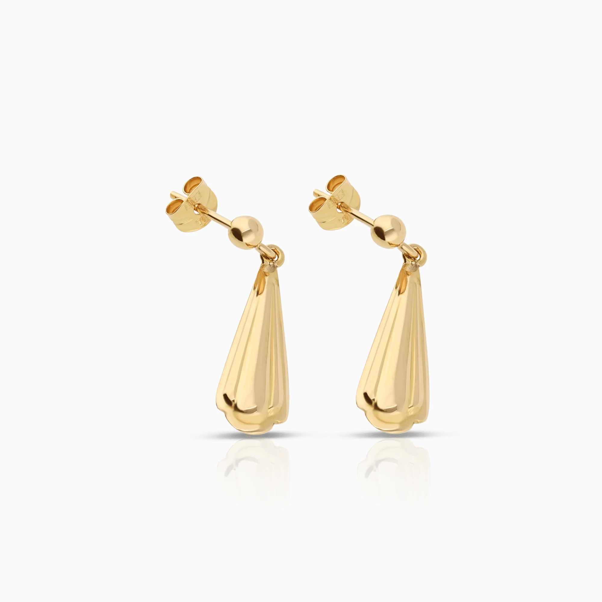 Gold earrings 1.70g 18K gold - Image 2