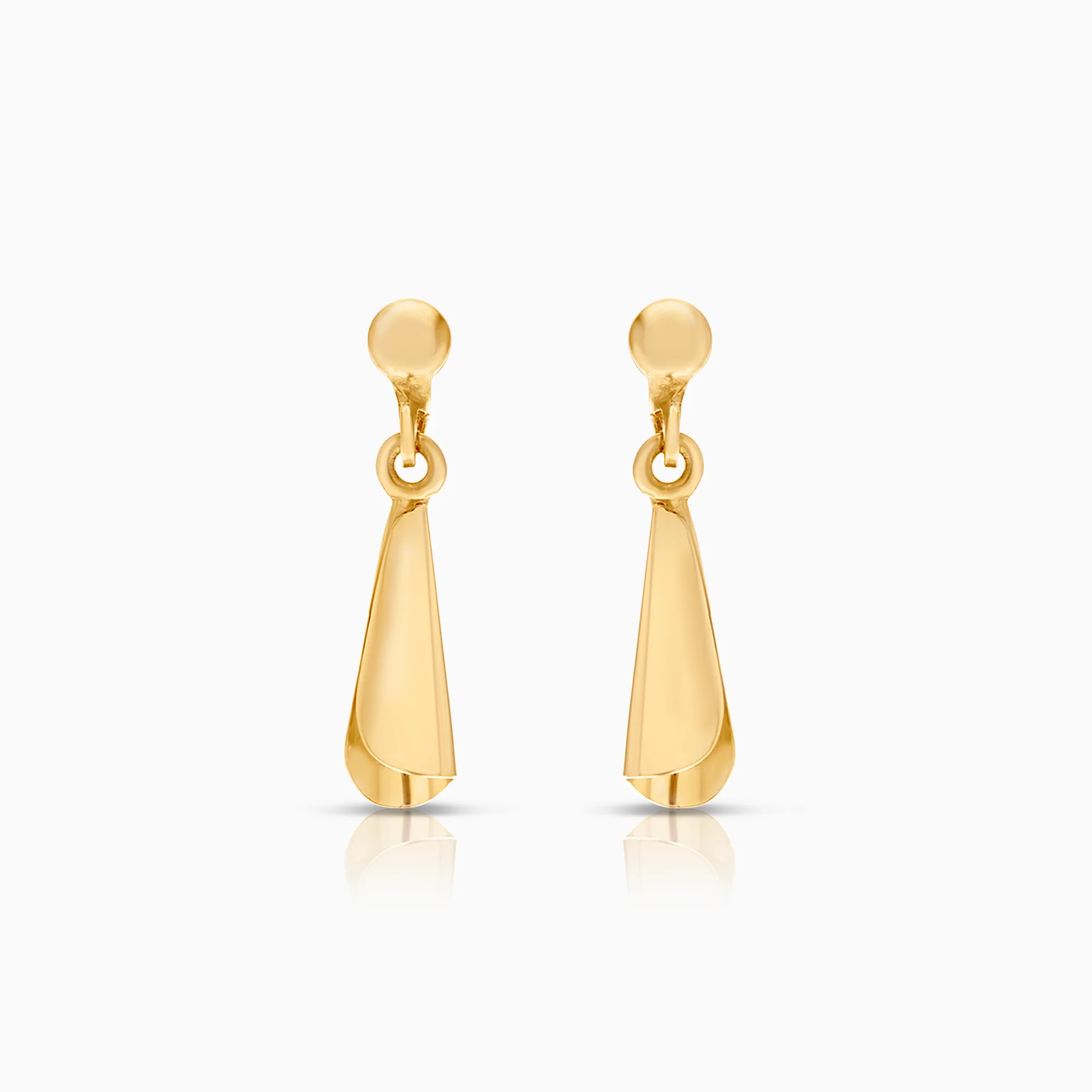 Gold earrings 0.68g 18K