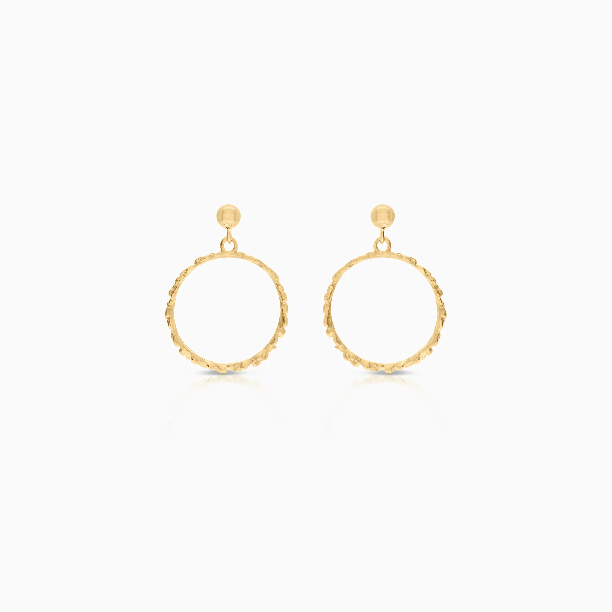 Gold earrings 4.72g 18K gold