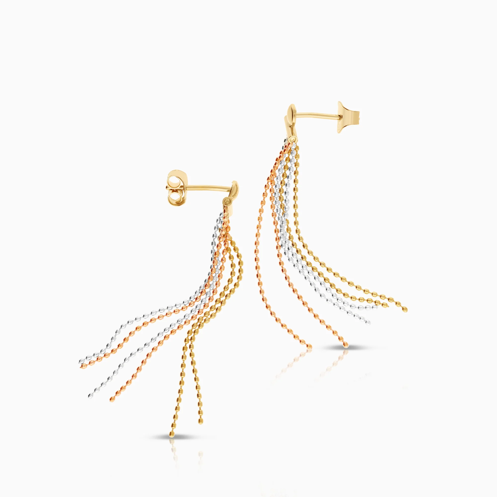 Gold earrings 2.21g 18K gold - Image 2
