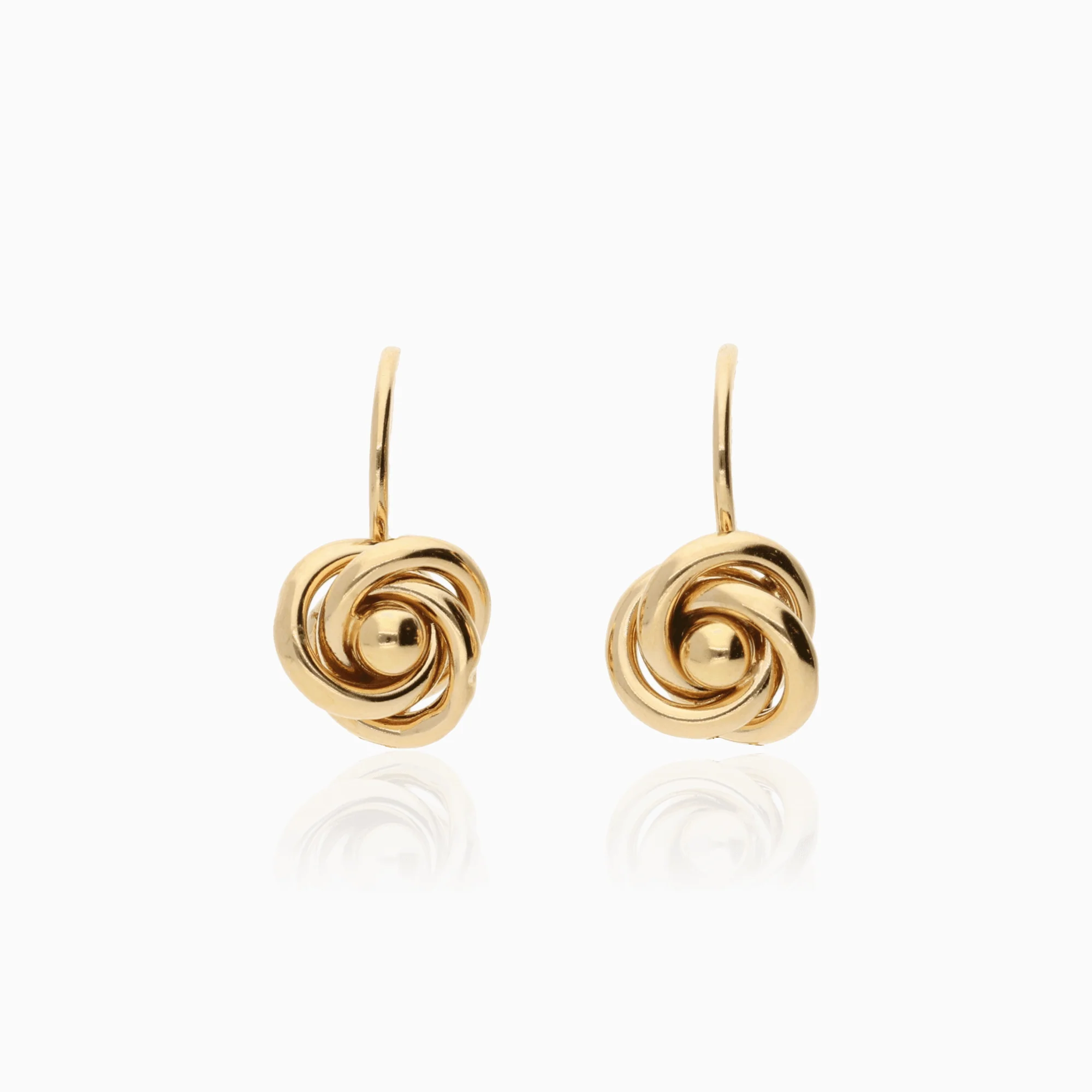 Gold earrings 2.06g 18K