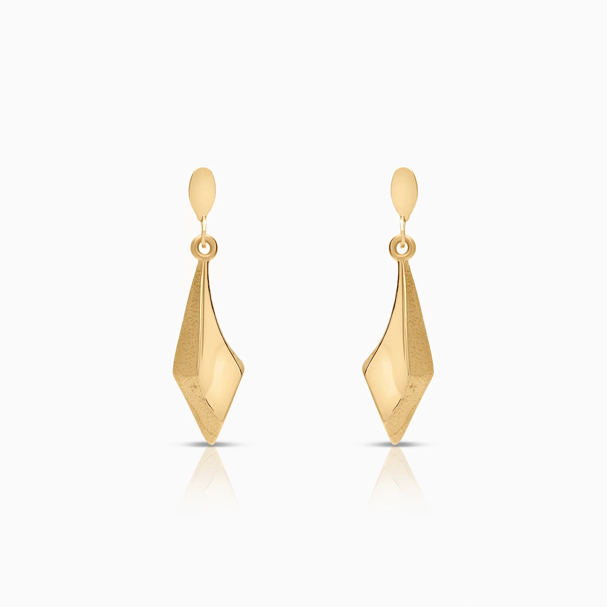 Gold earrings 2.31g 18K gold