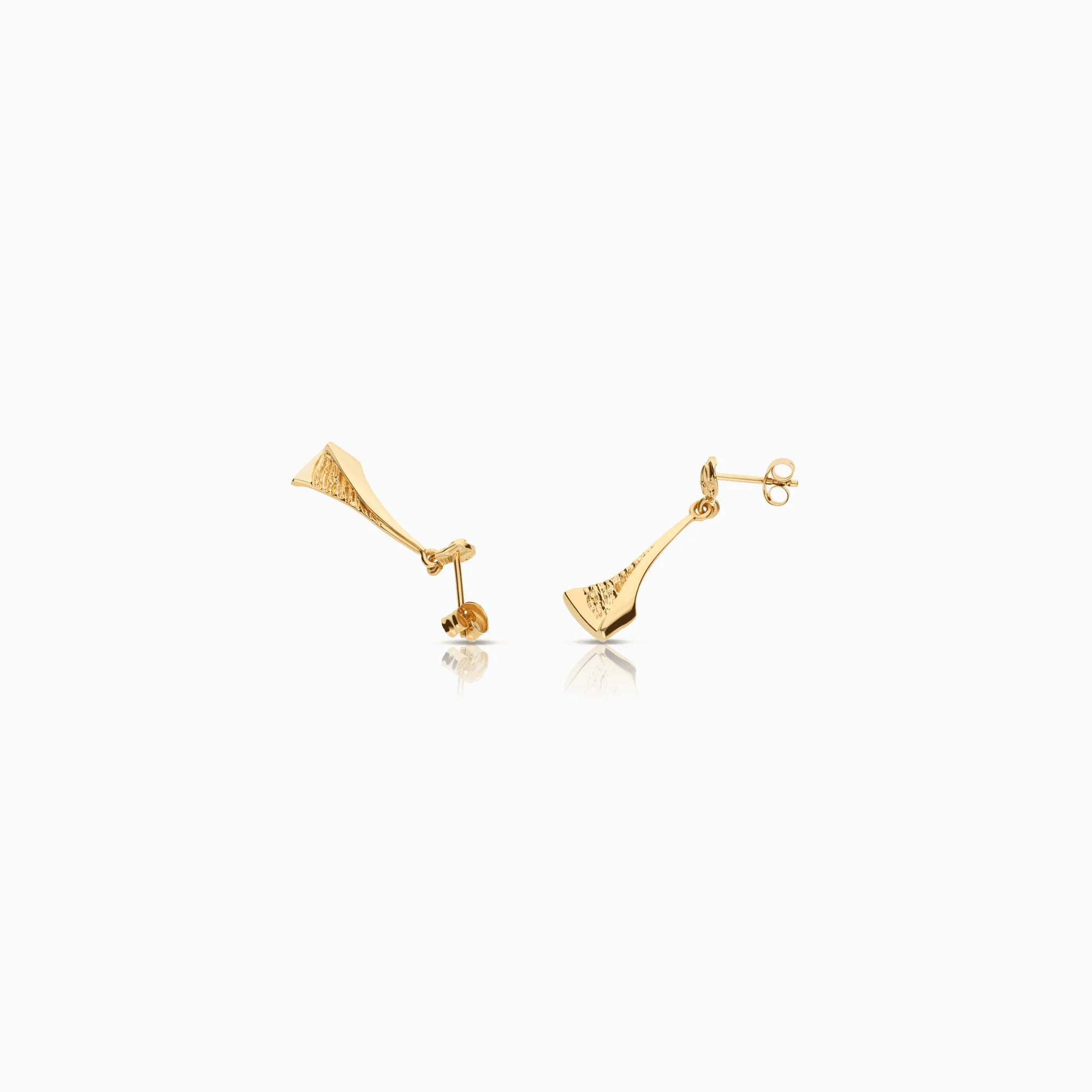 Gold earrings 2.52g 18K gold - Image 2