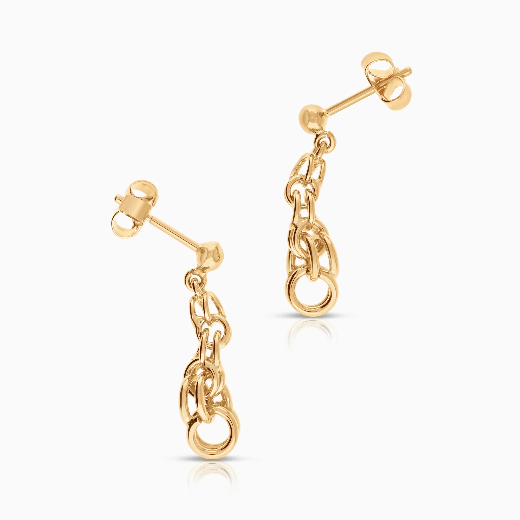 Gold earrings 3.11g 18K gold - Image 2