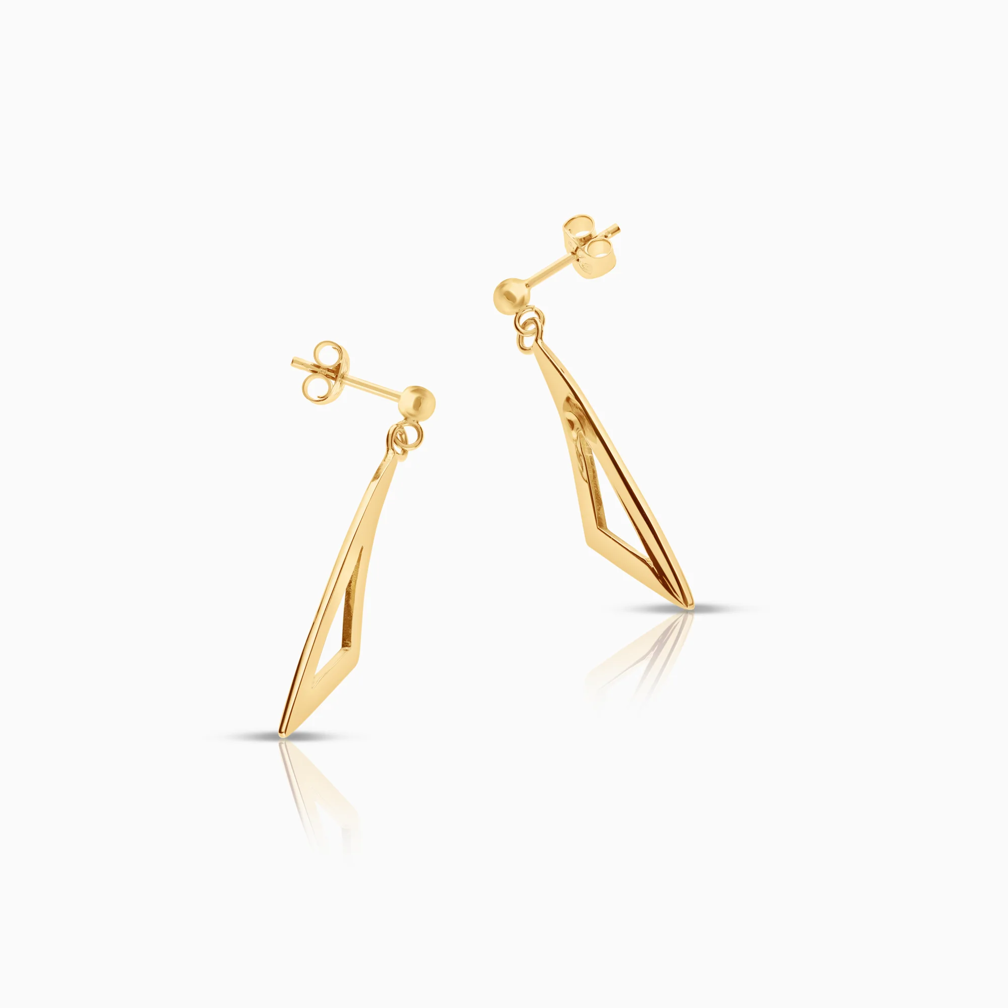 Gold earrings 3.34g 18K gold - Image 2
