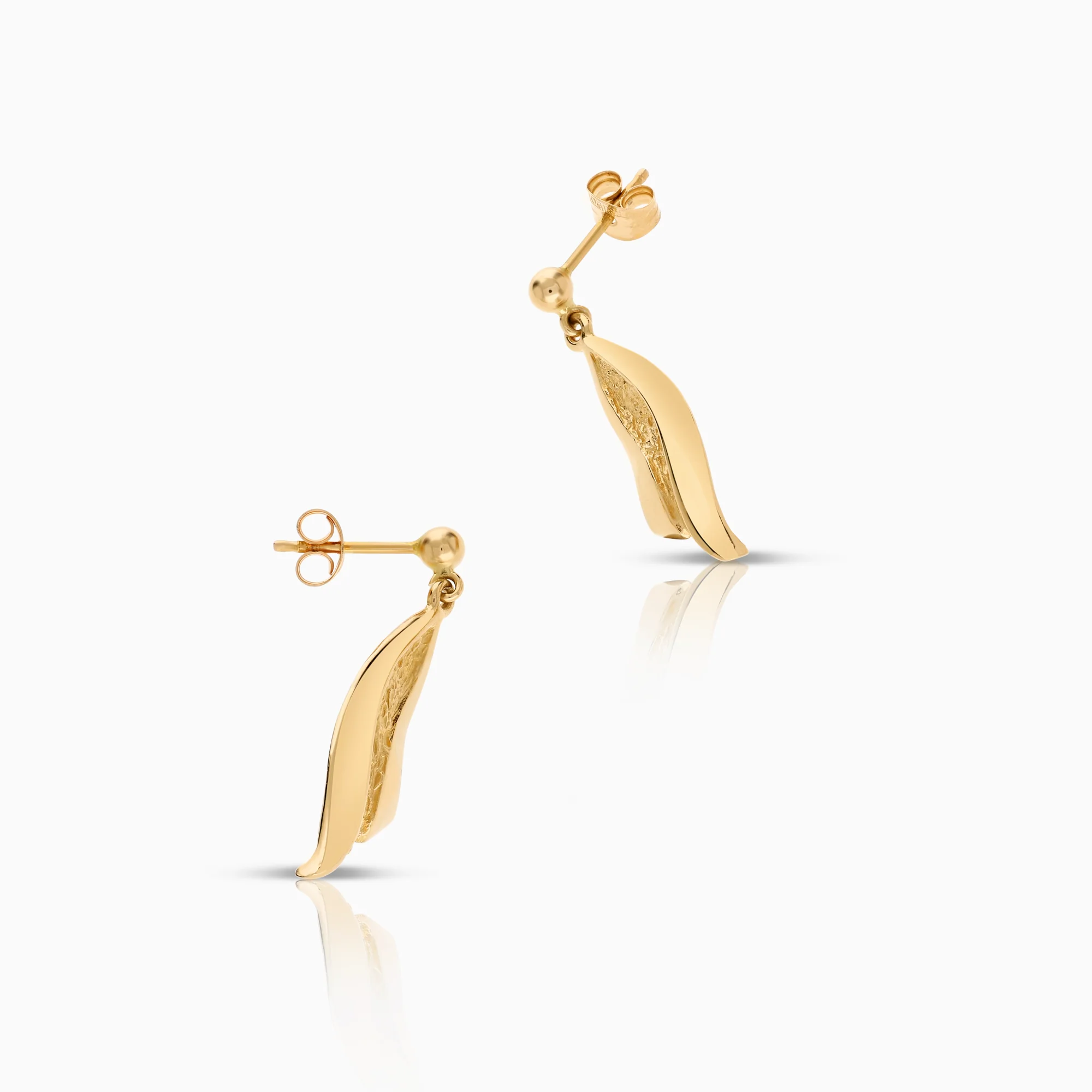 Gold earrings 3.43g 18K gold - Image 2