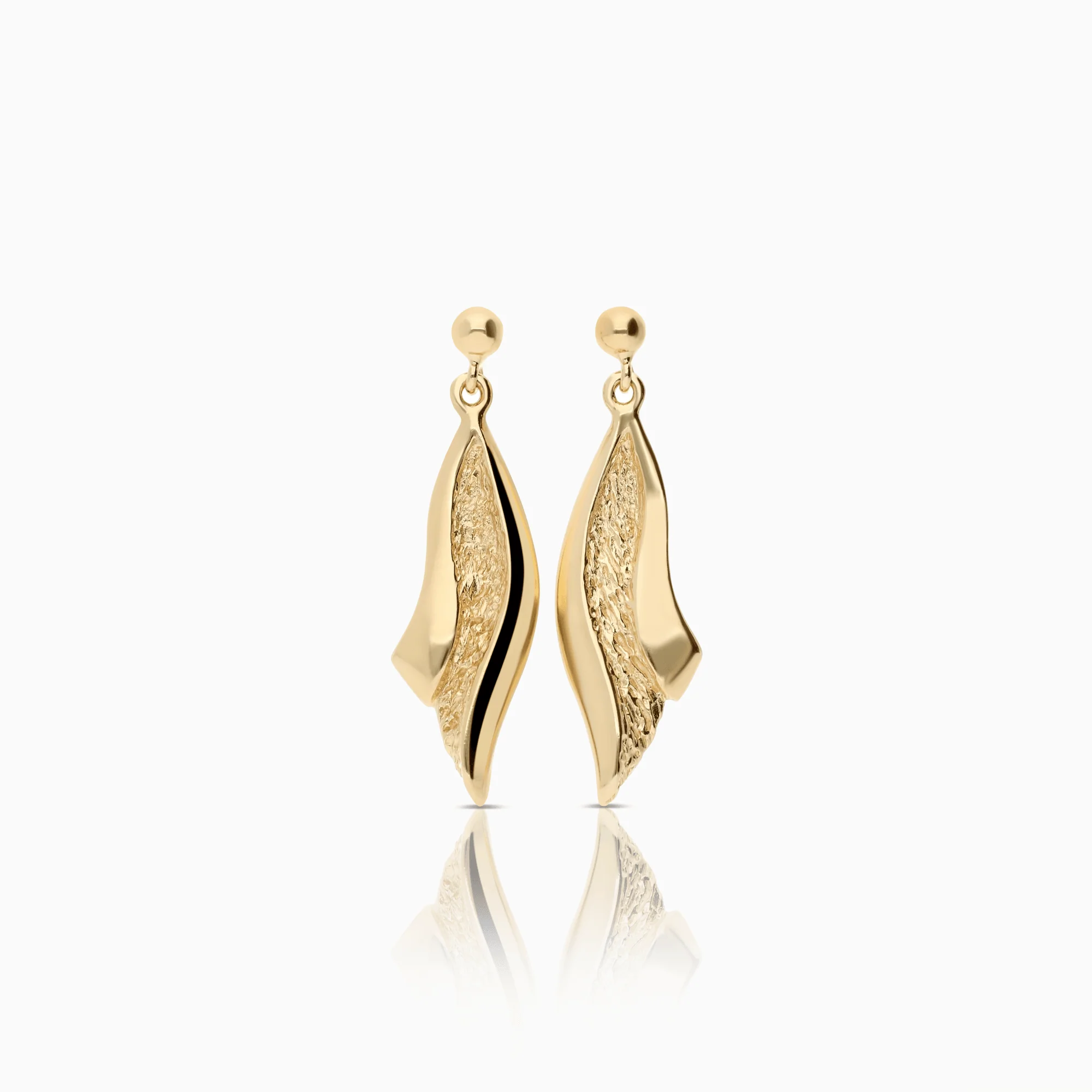Gold earrings 3.58g 18K
