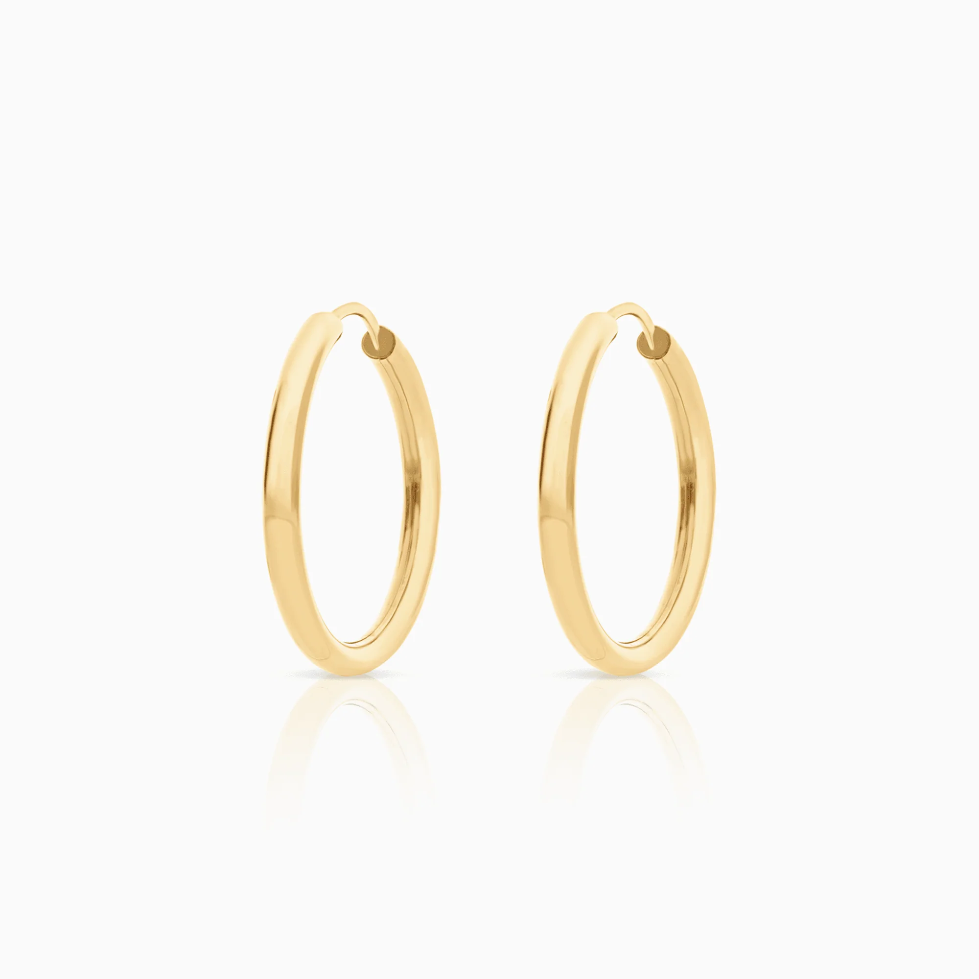 Gold Hoop Earrings 1.00g 18K Gold