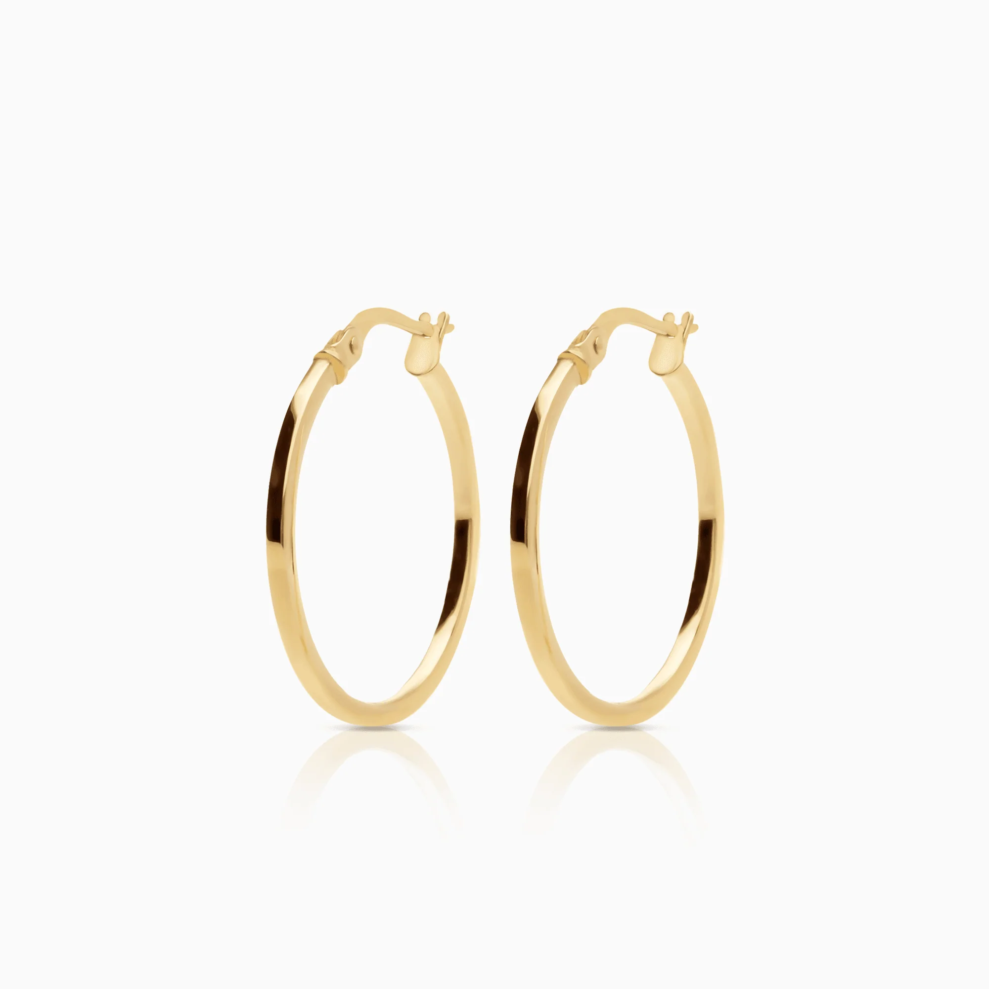 Gold Hoop Earrings 1.74g 18K Gold