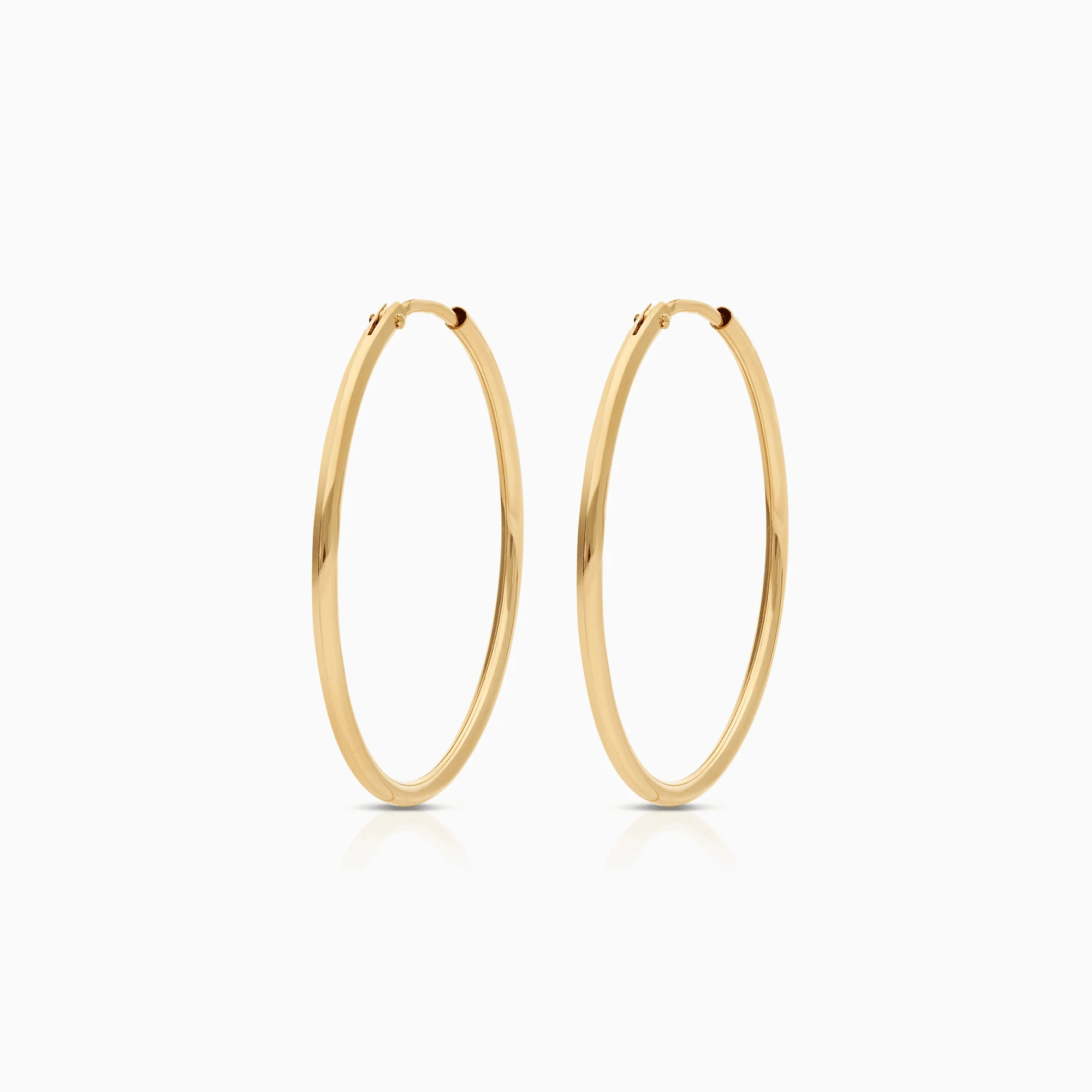 Gold Hoop Earrings 1.74g 18K Gold