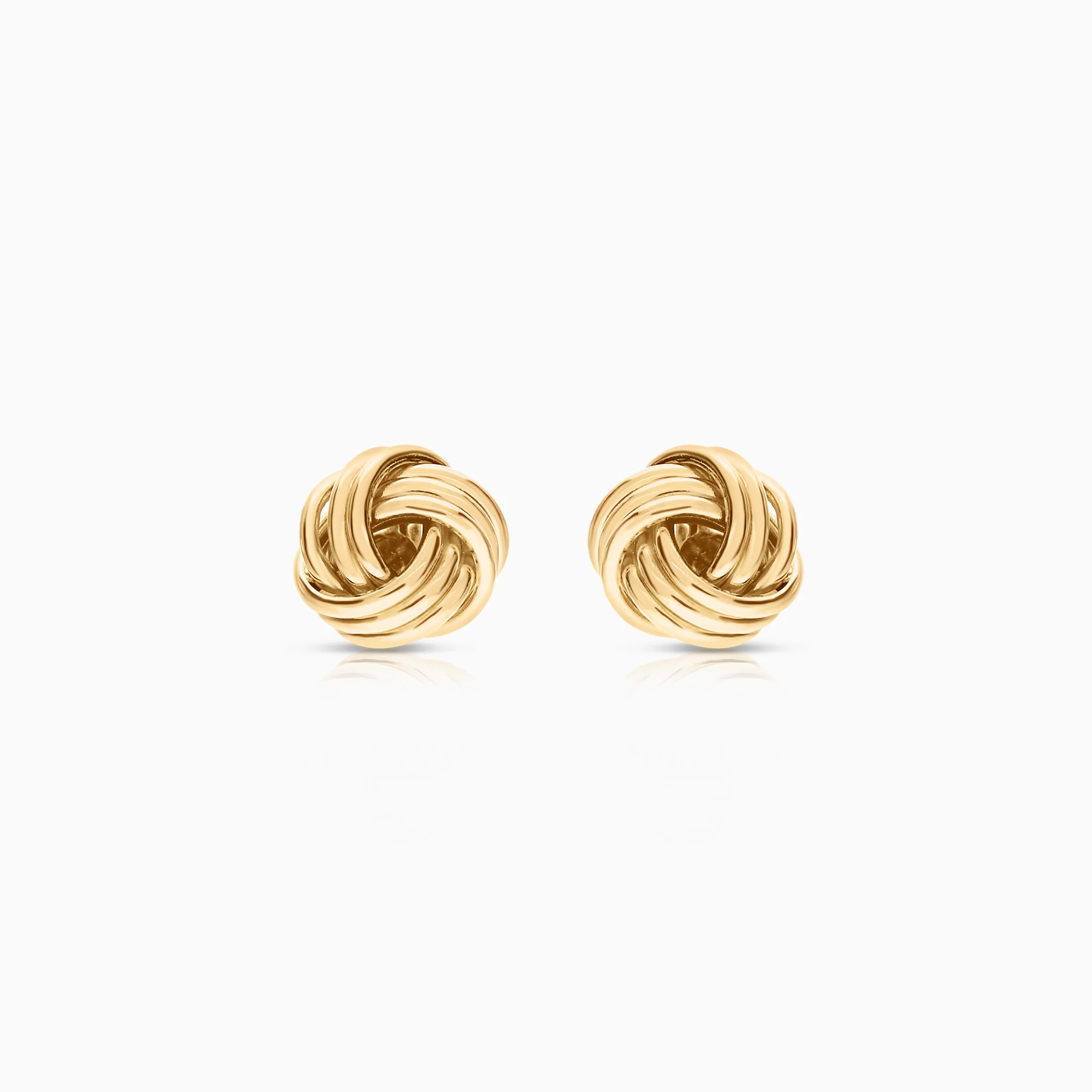 Gold Knot Earrings 0.73g 18K Gold