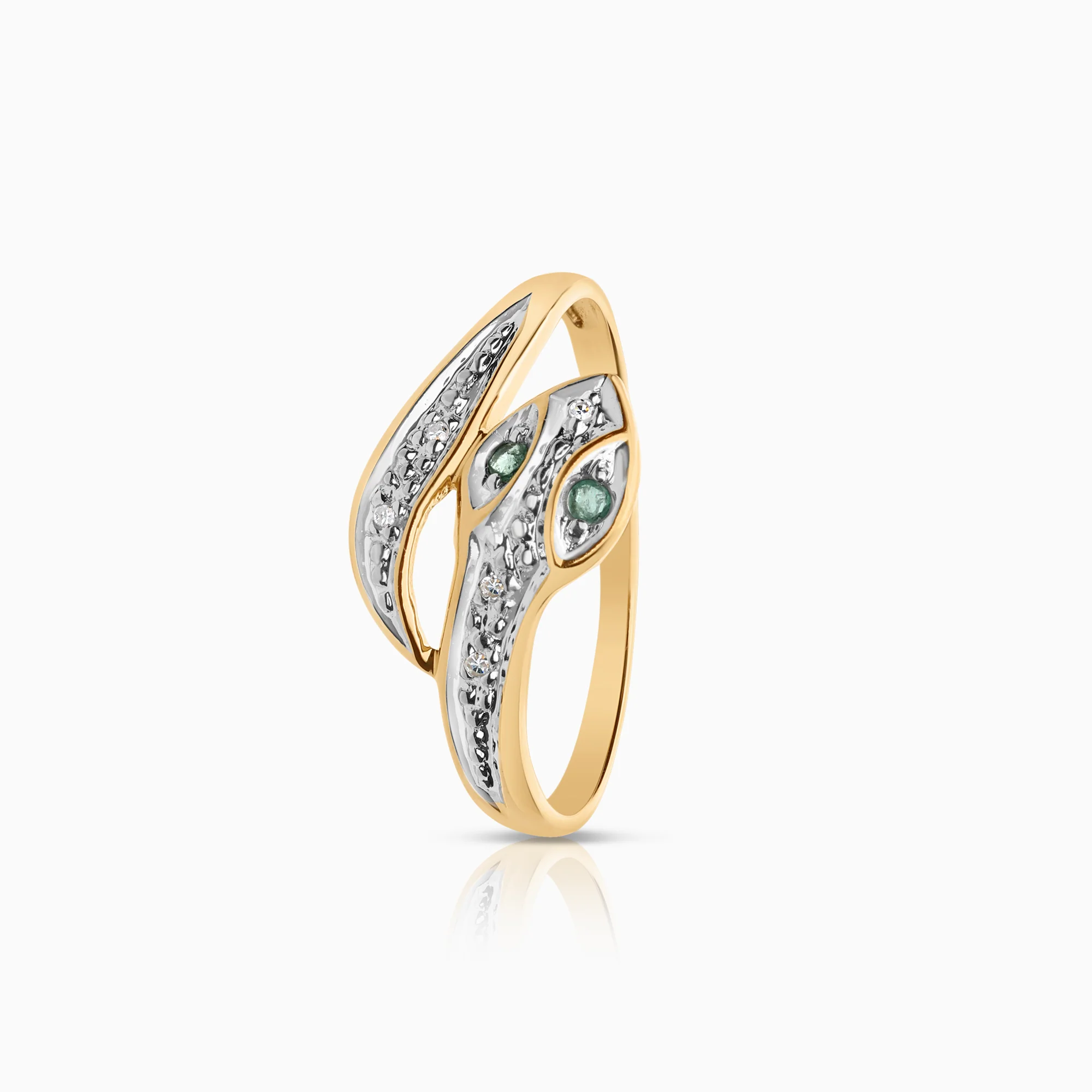 Gold ring 0.01ct 18K gold