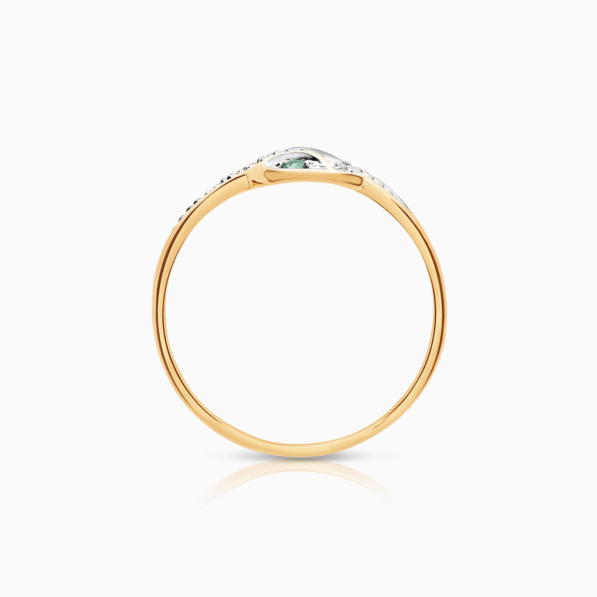 Gold ring 0.01ct 18K gold - Image 2