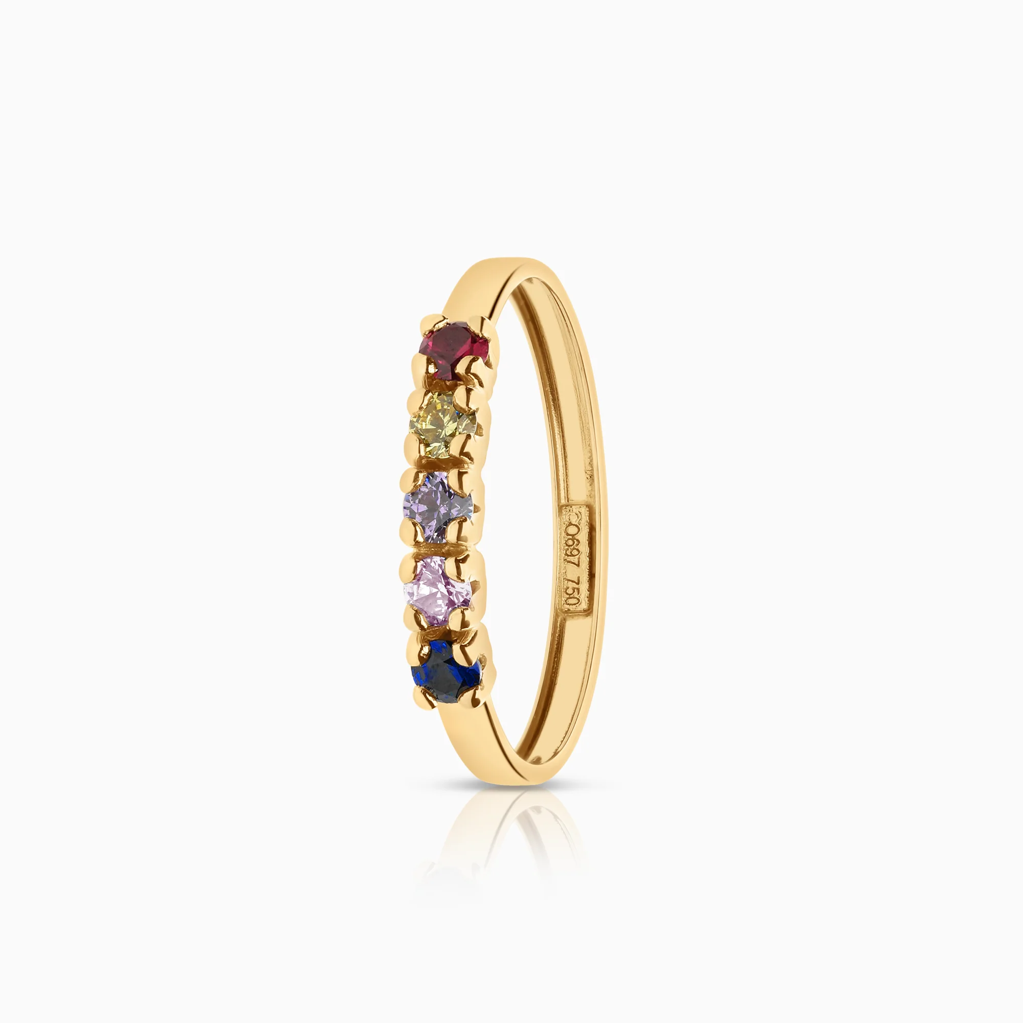 Gold ring 0.73g 18K gold