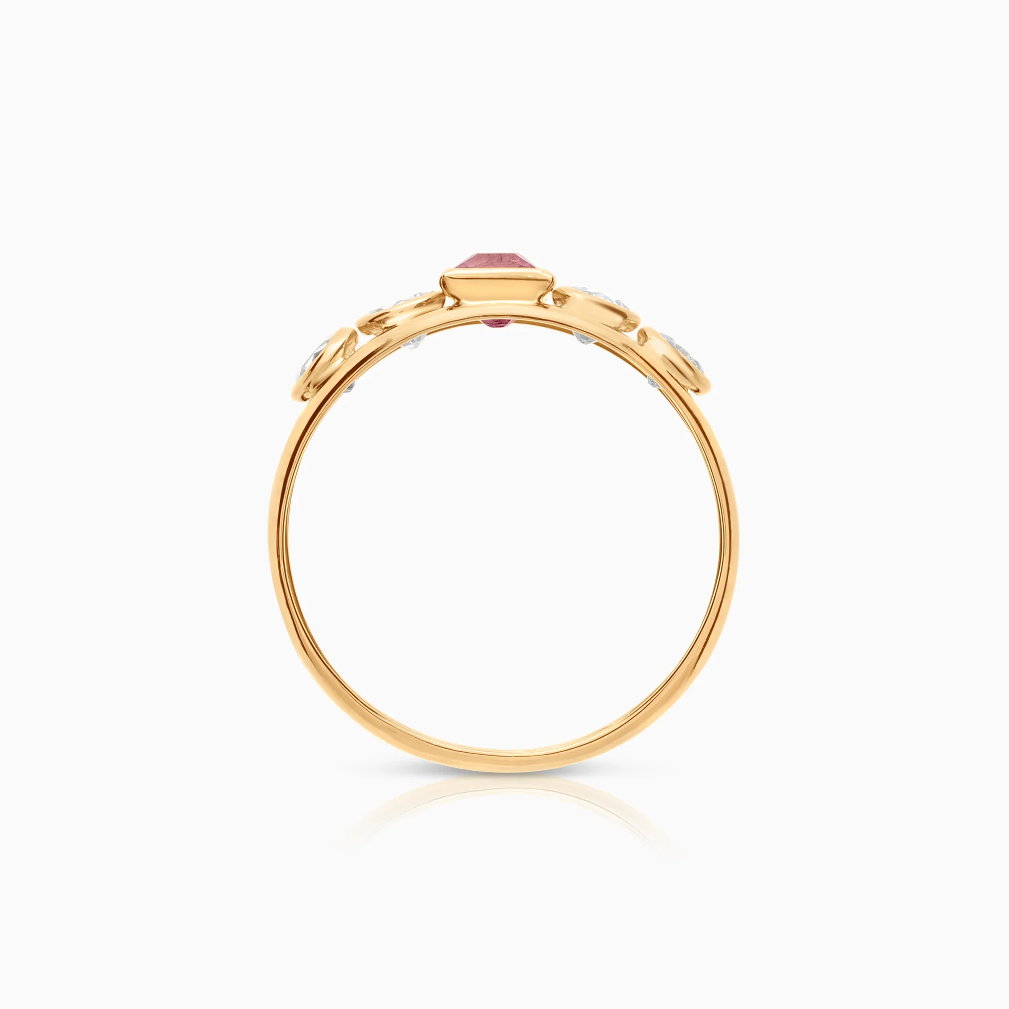 Gold ring 1.03g 18K gold - Image 2