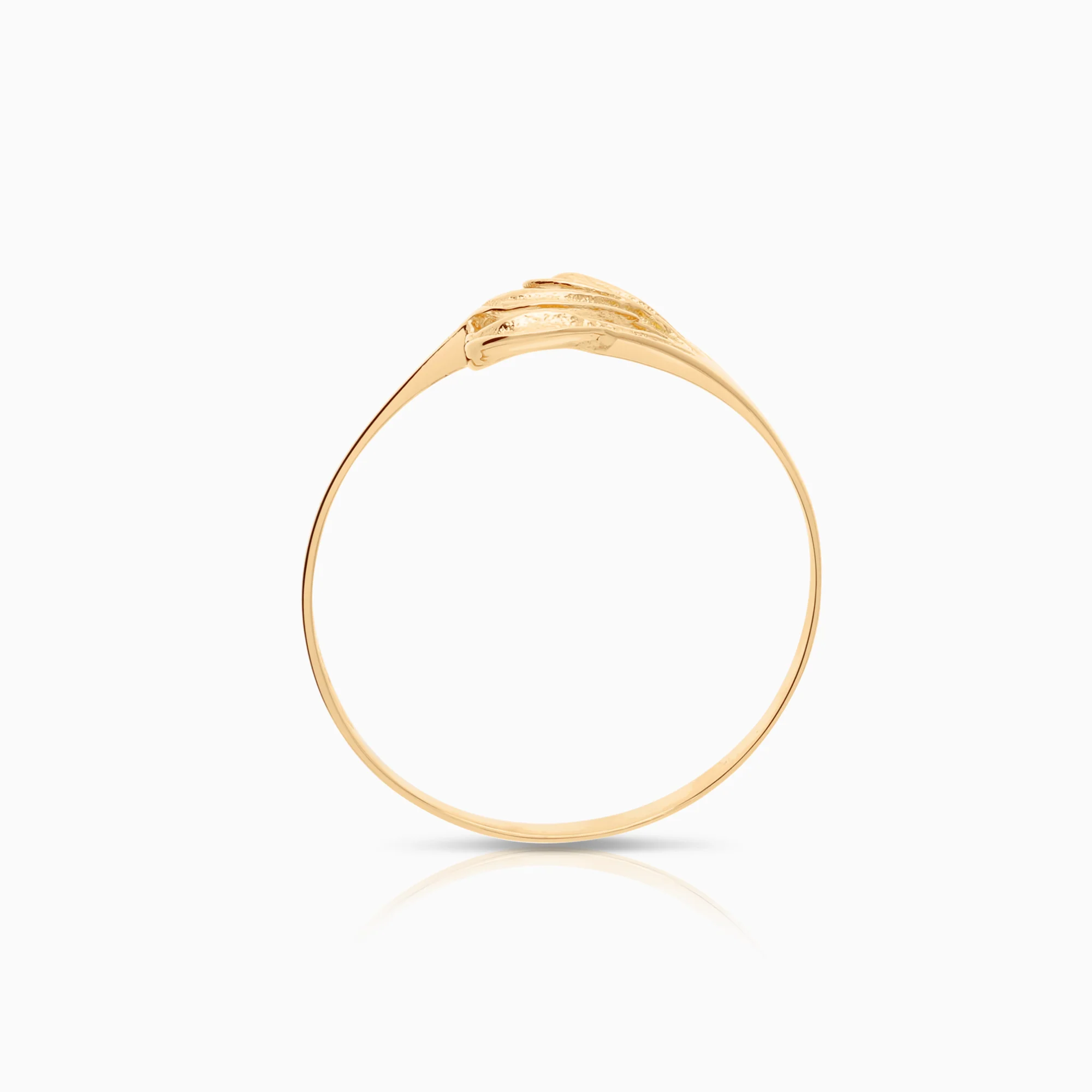 Gold ring 1.10g 18K gold - Image 2