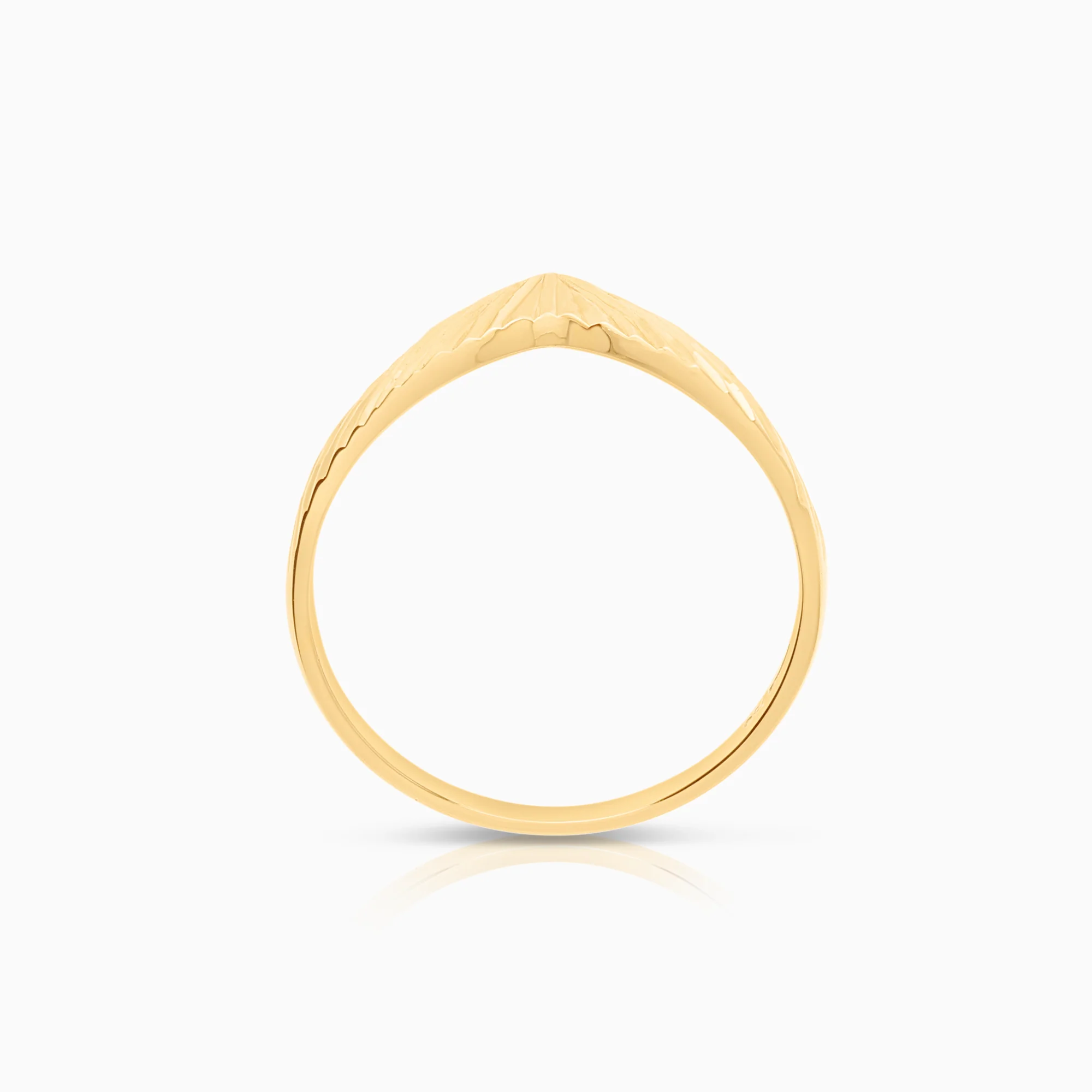 Gold ring 1.45g 18K gold - Image 2
