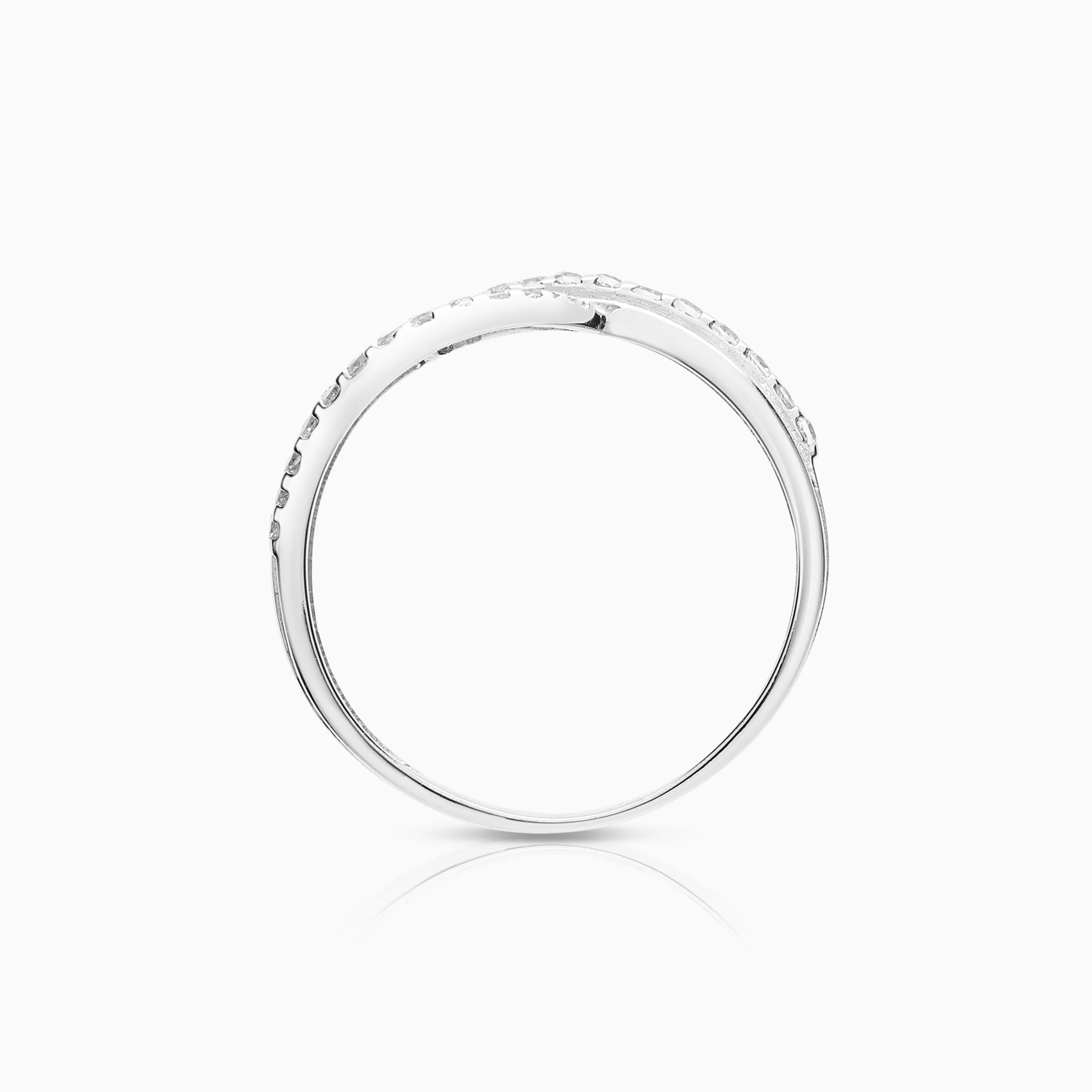 Gold ring 2.25g 18K white gold - Image 2