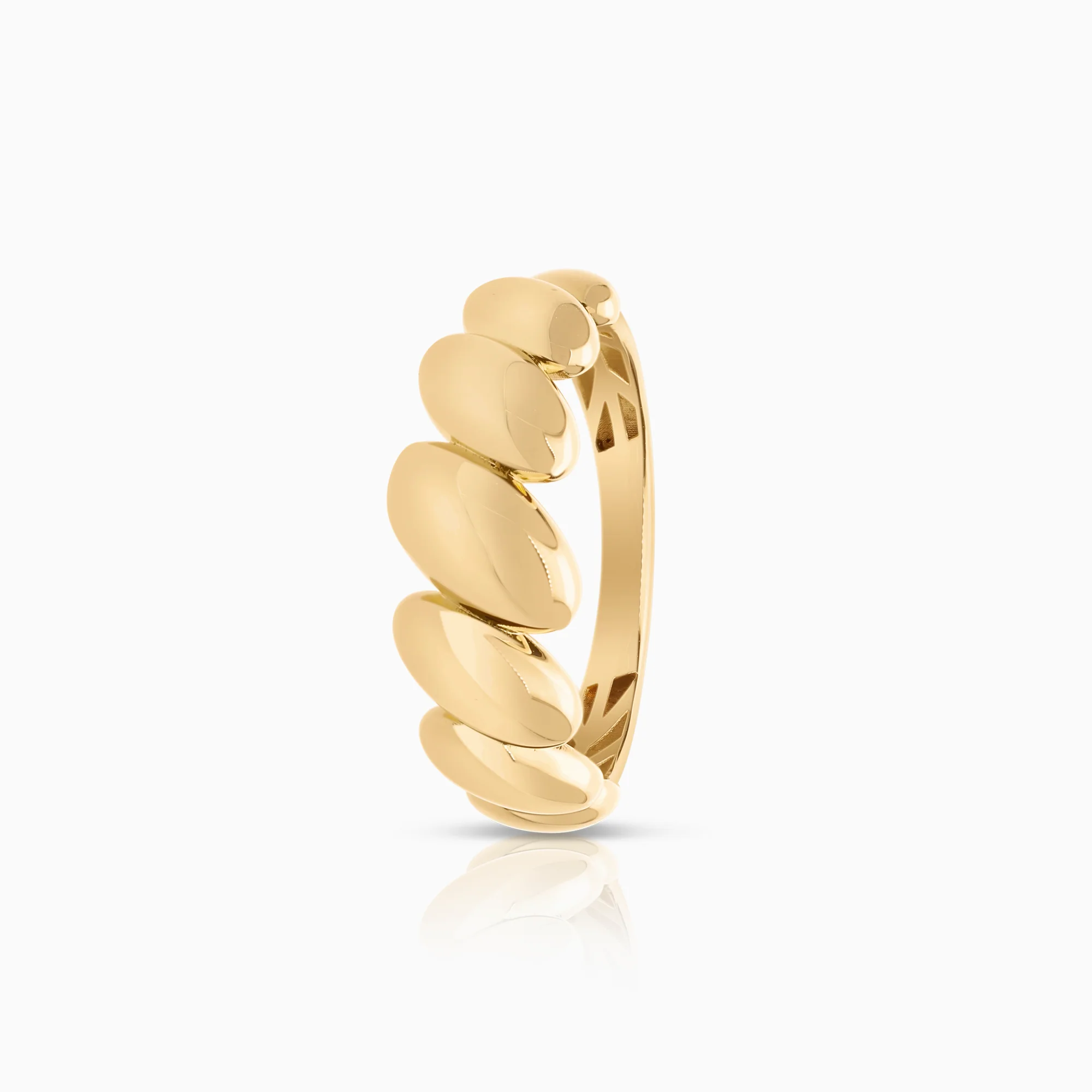 Gold ring 3.03g 18K yellow gold