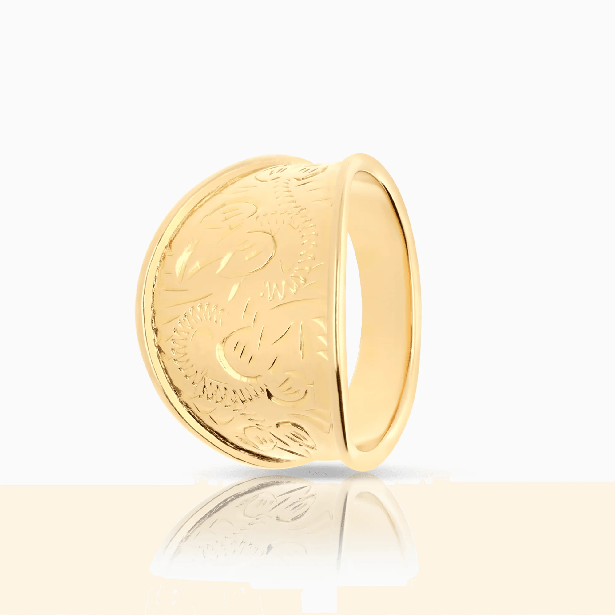 Gold ring 5.54g 18K gold