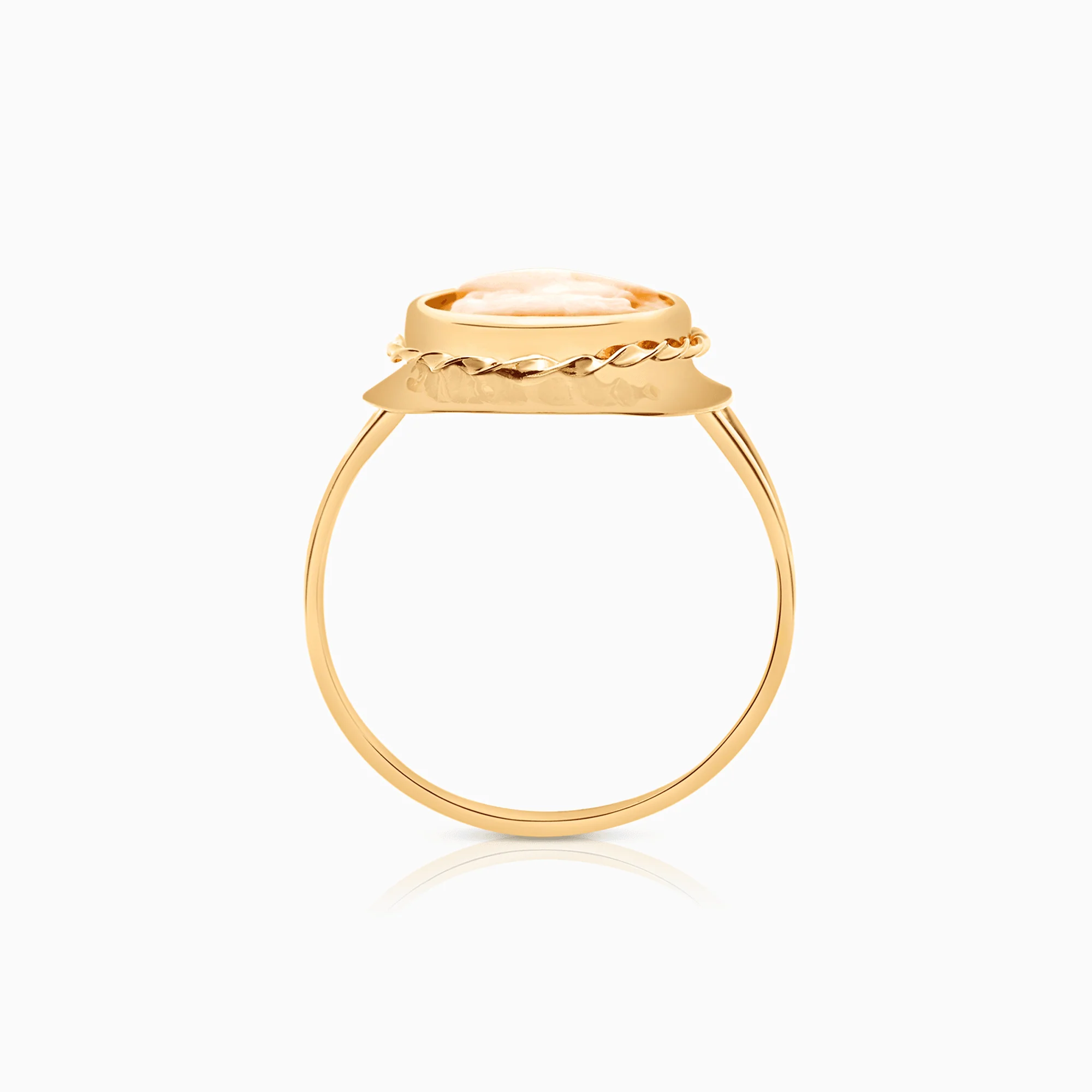 Gold ring cameo 2.47g 18K gold - Image 2