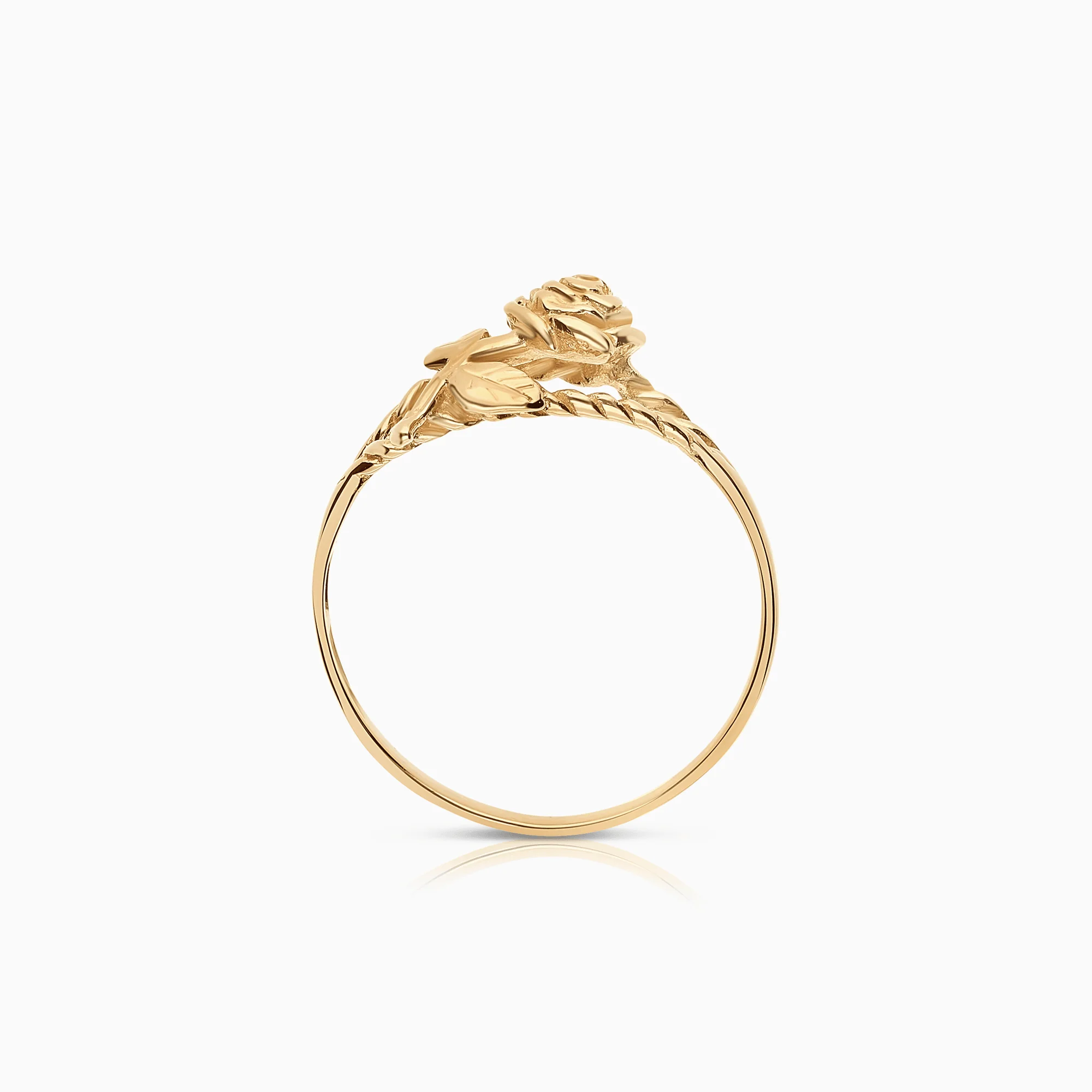 Gold ring rose 2.11g 18K gold - Image 2