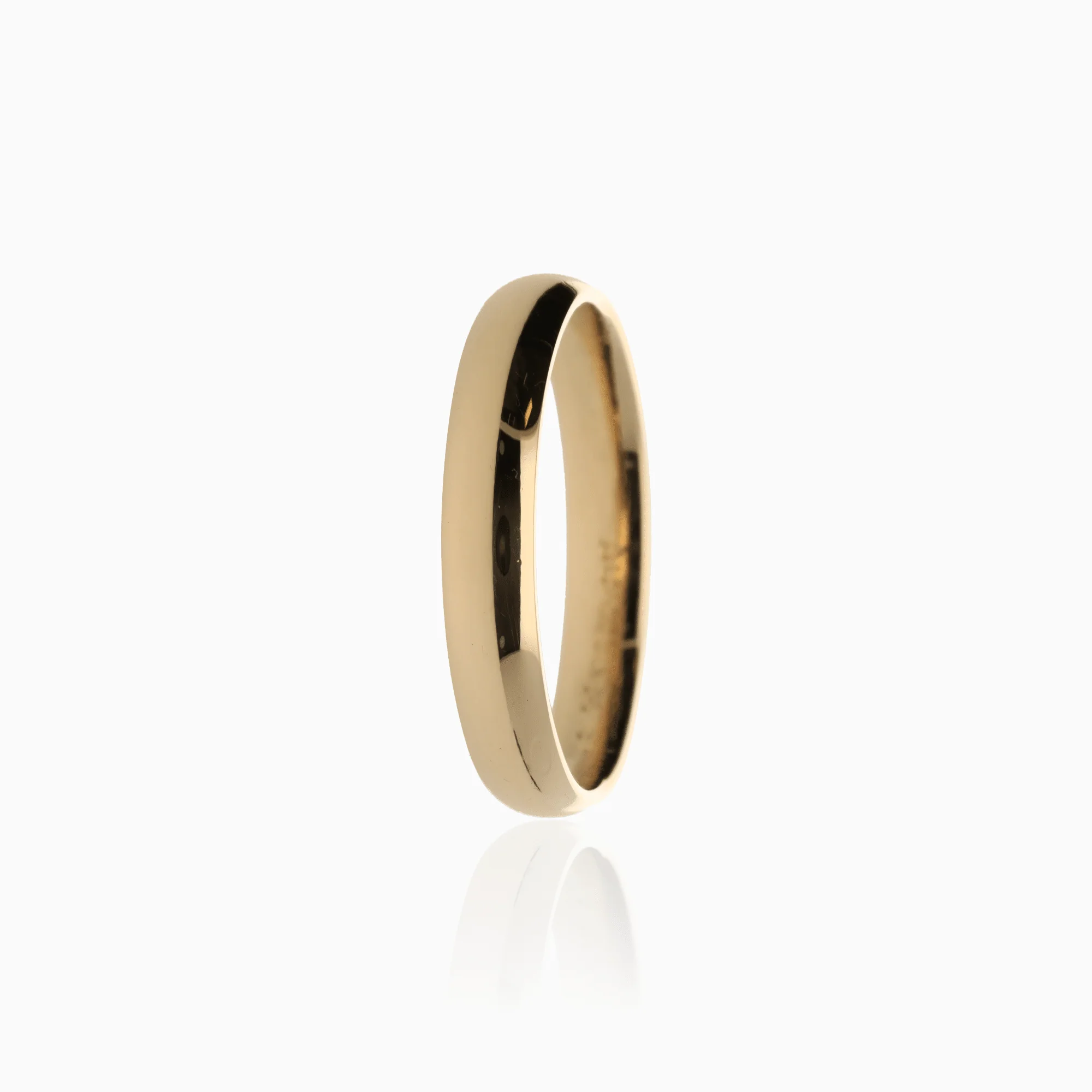 Smooth gold ring 3.7g 18K