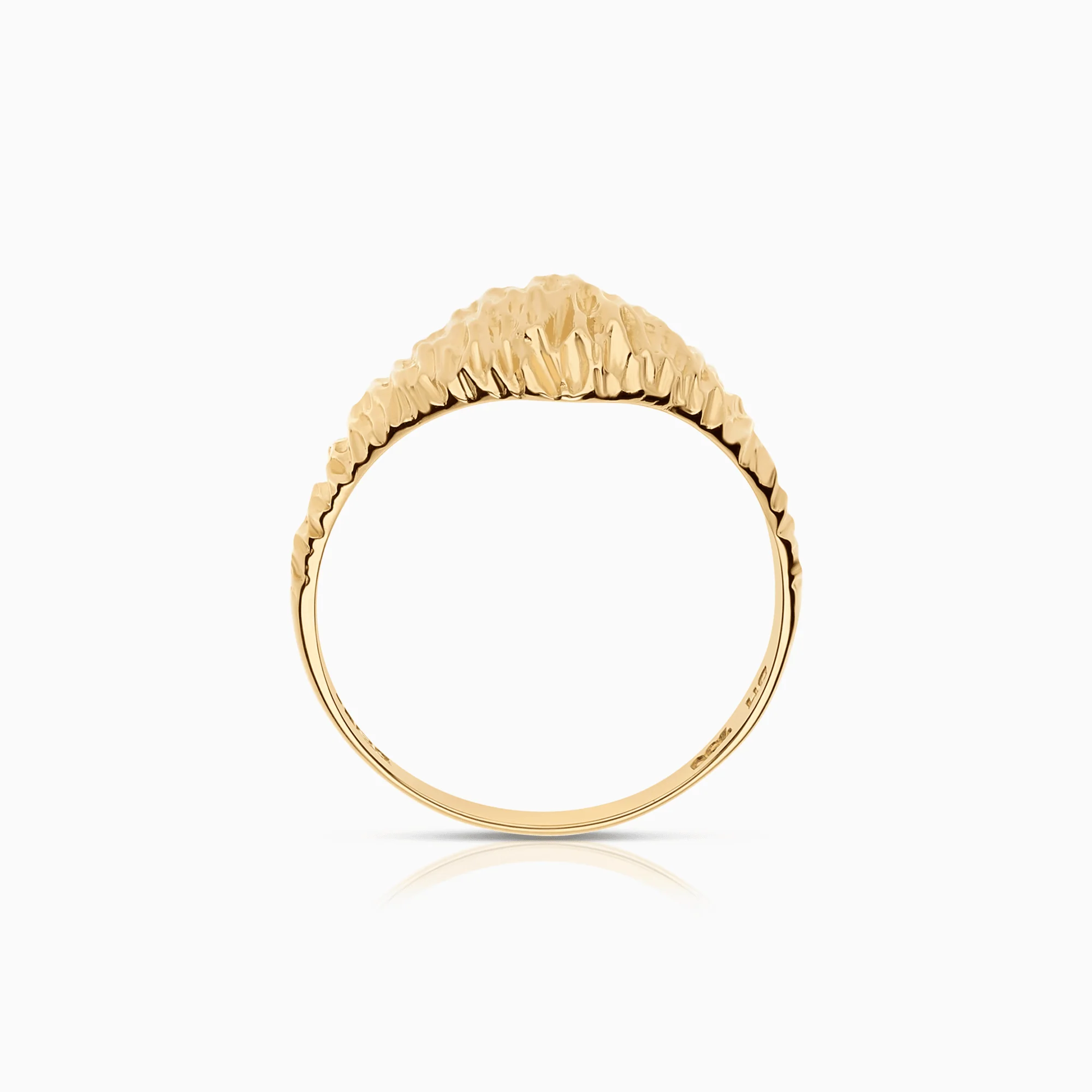 Gold statement ring 5.91g 18K gold - Image 2