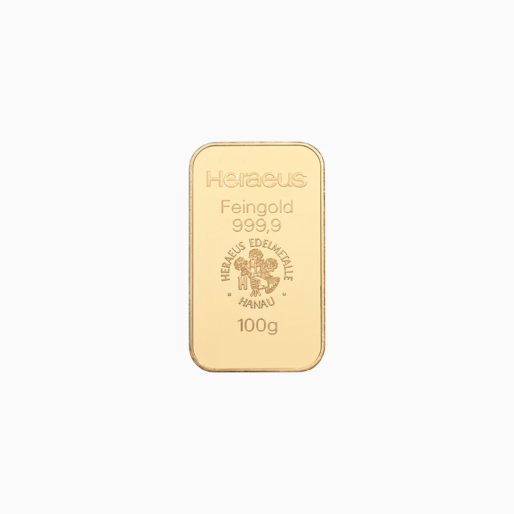Gold bar circulated 100g