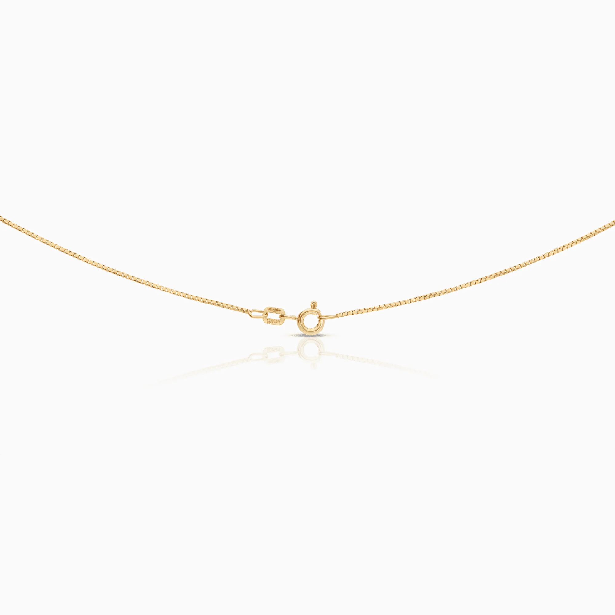 Gold necklace with pendant 3.78g 18K yellow/white gold - Image 2
