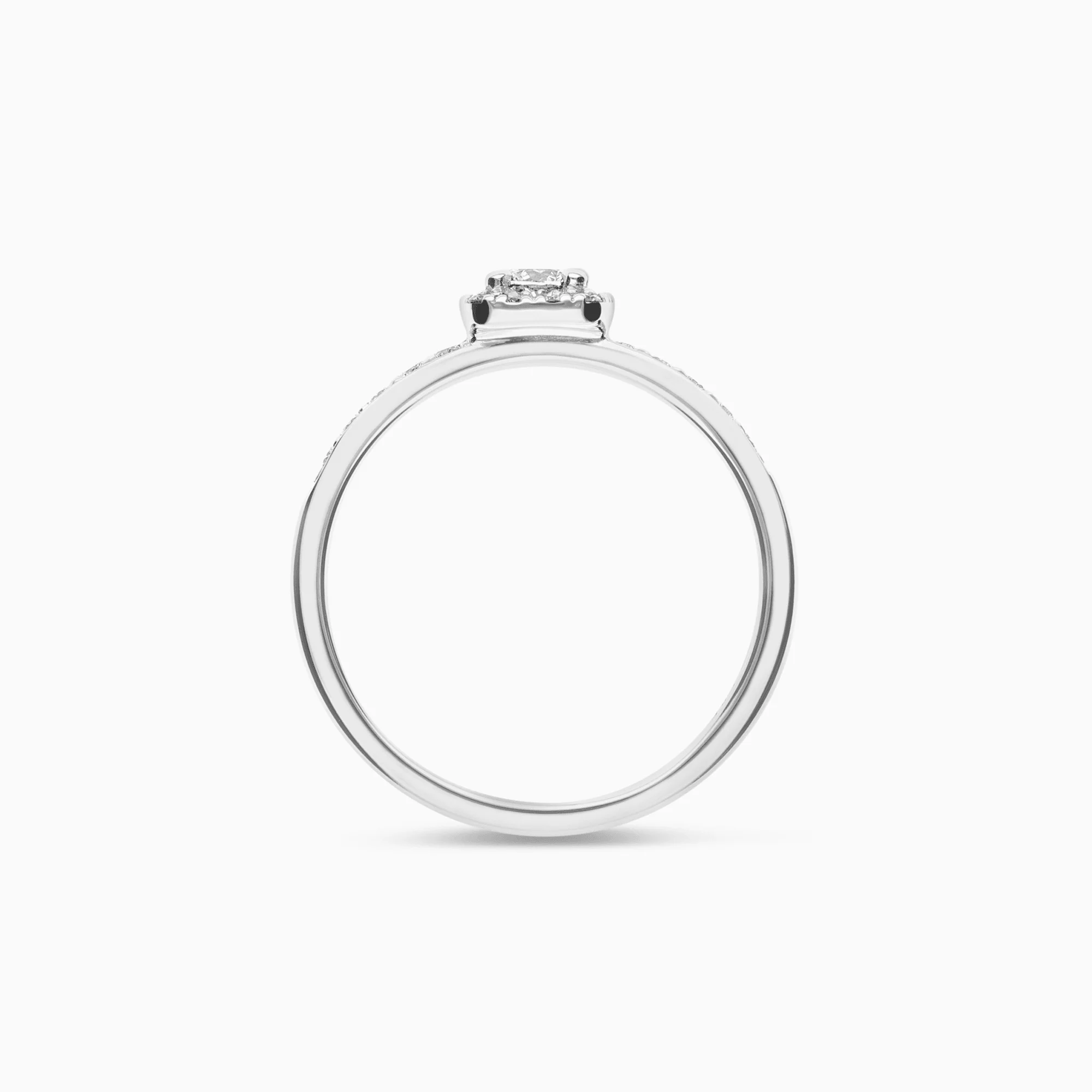 Halo Ring 0.34ct 14K white gold - Image 2