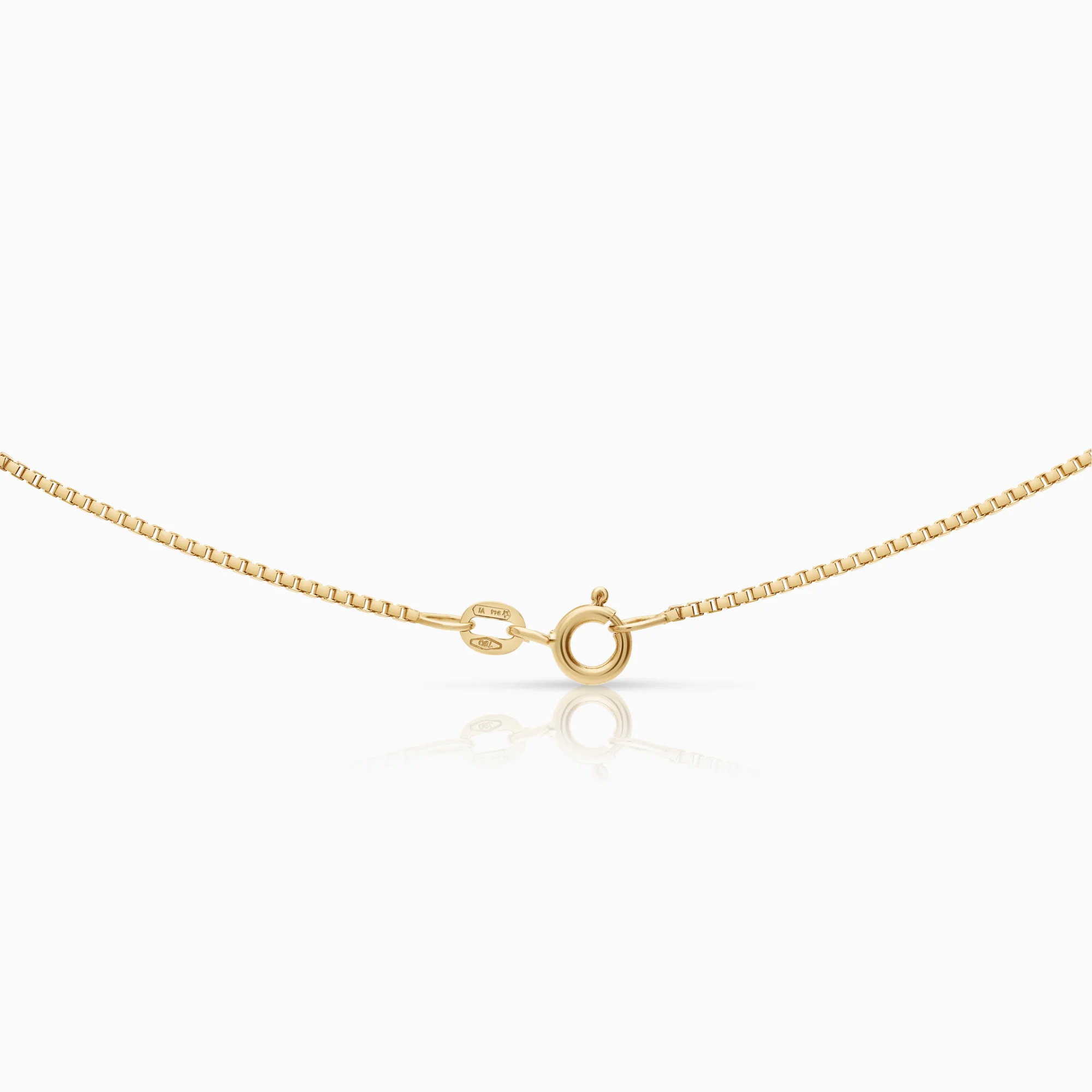 Necklace with diamond pendant 0.25ct 18K gold - Image 2