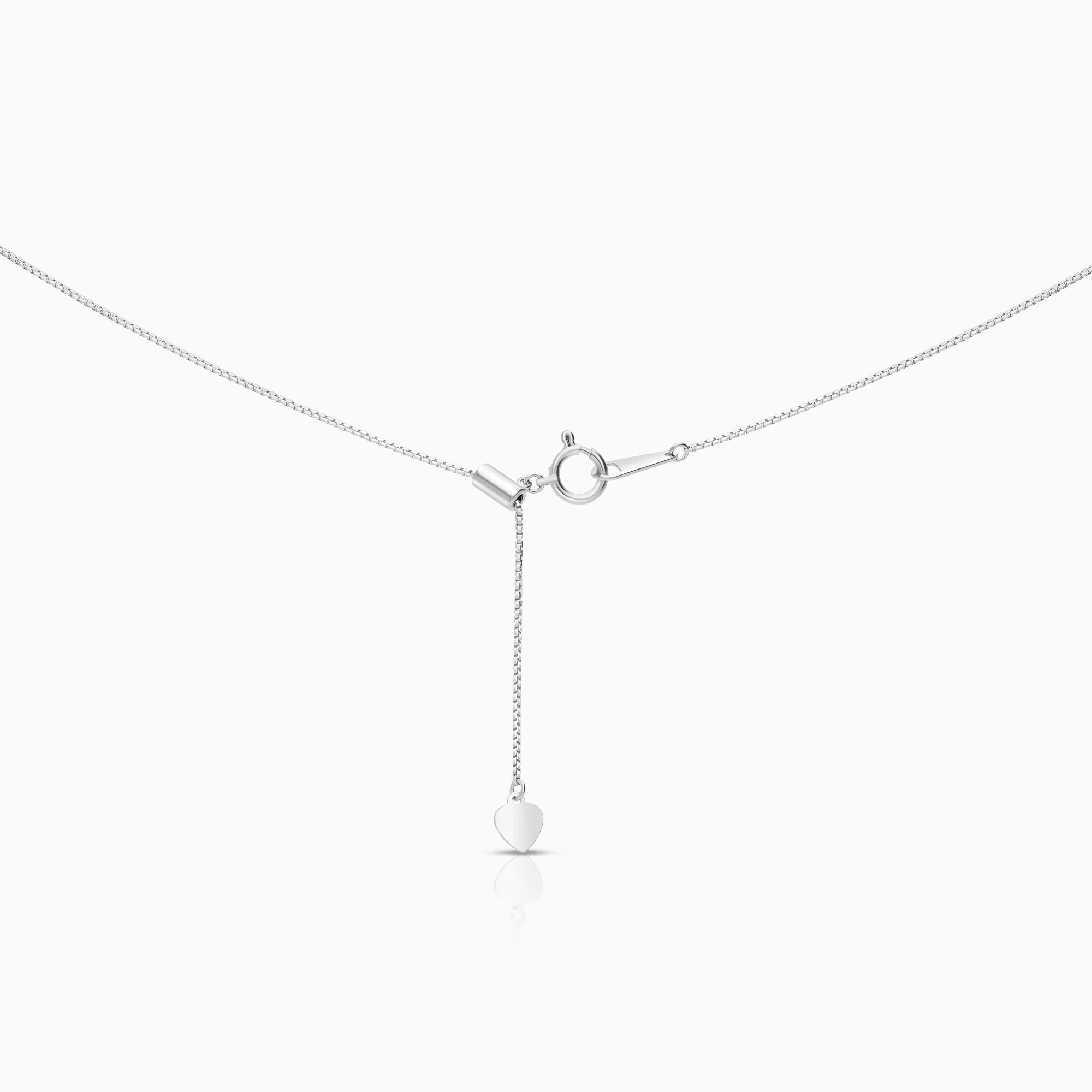 Necklace with 1.00ct diamond pendant 850 Platinum - Image 2