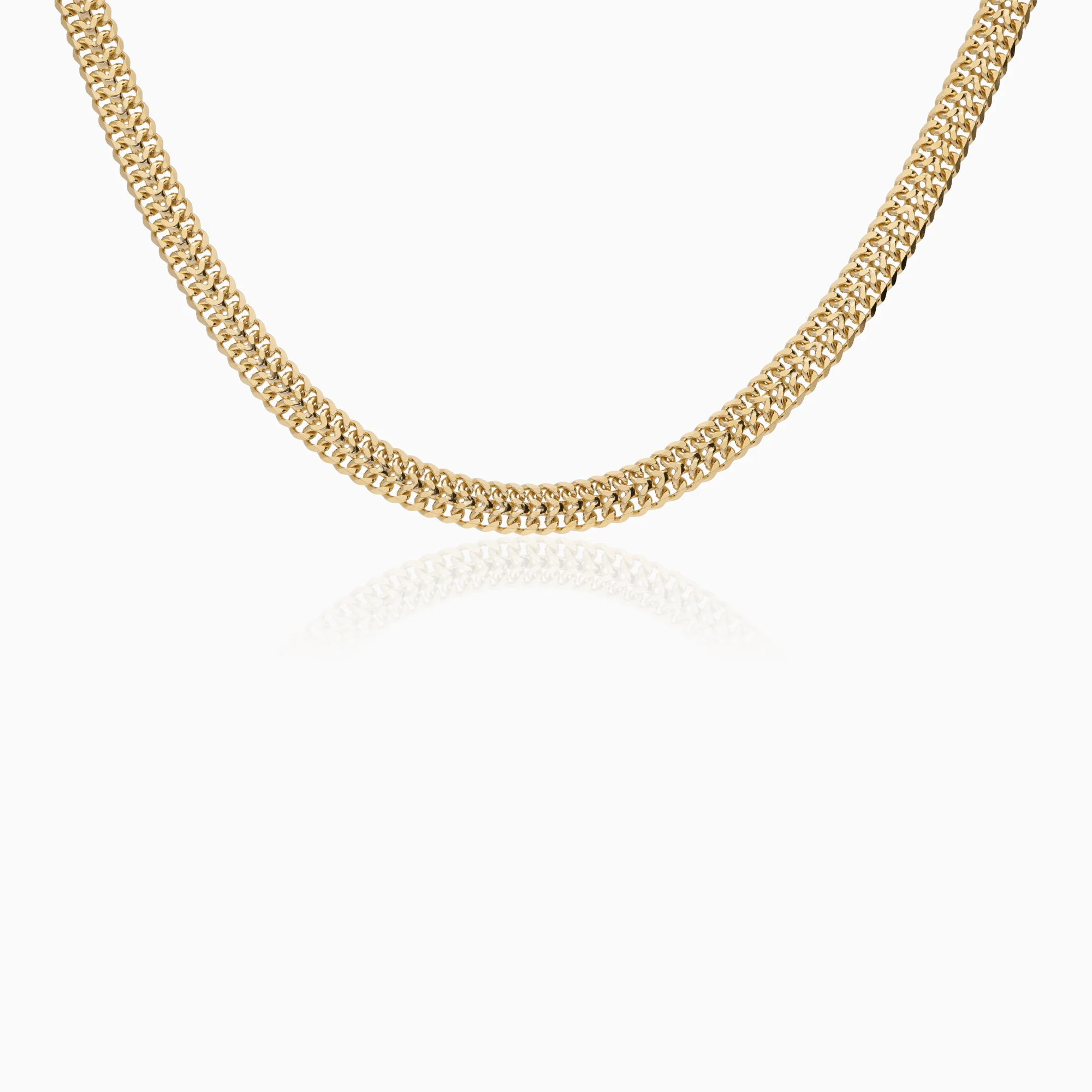 Fishbone necklace 22.60g 18K gold