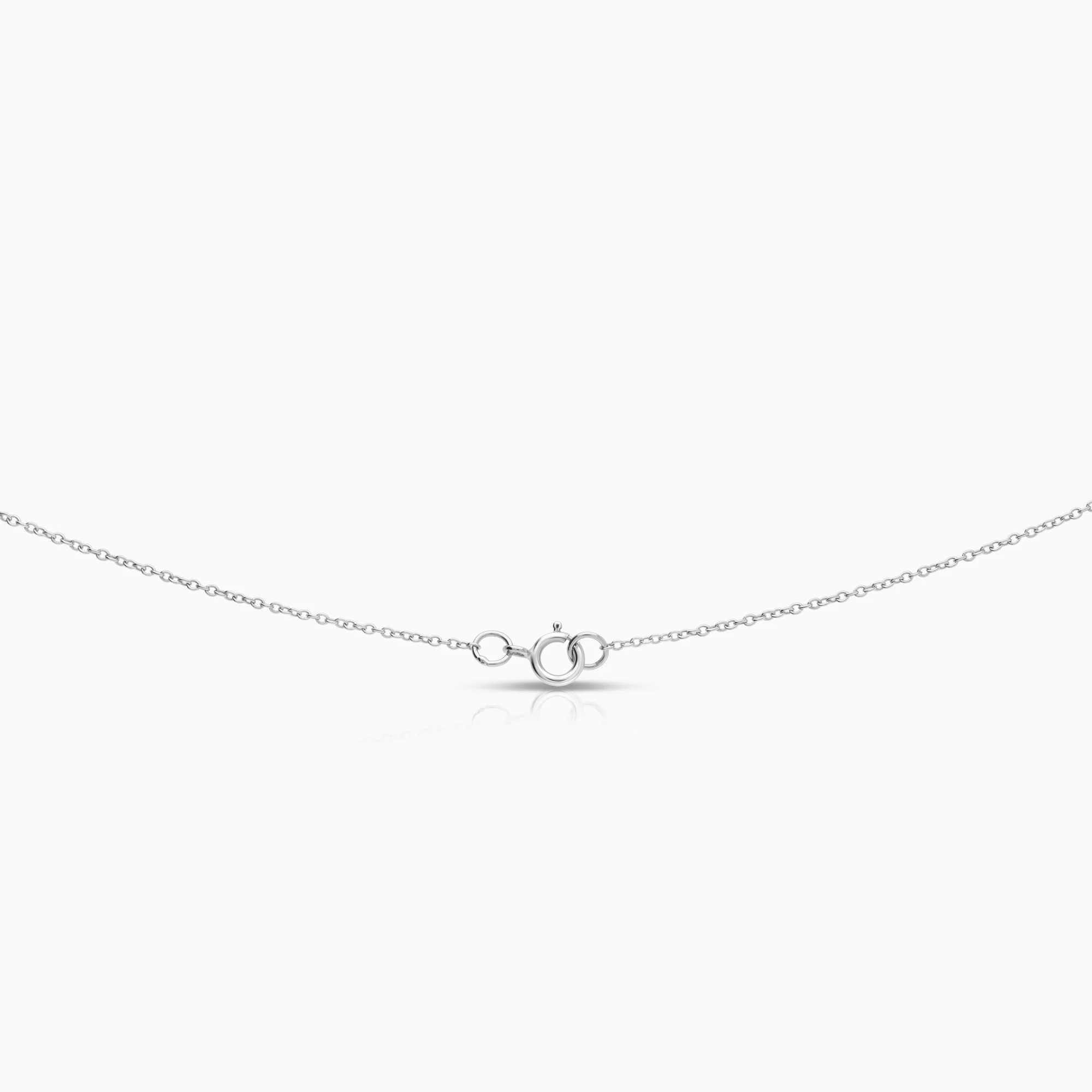 Necklace heart 3.61g 18K white gold - Image 2