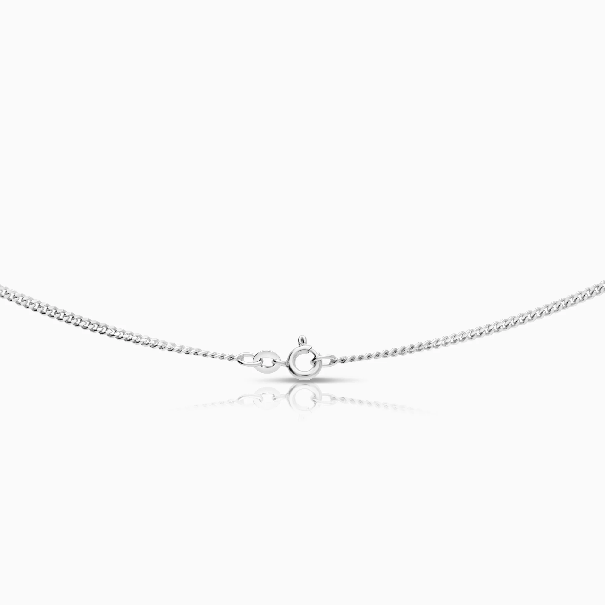 Heart necklace 9.32g 18K white gold - Image 2