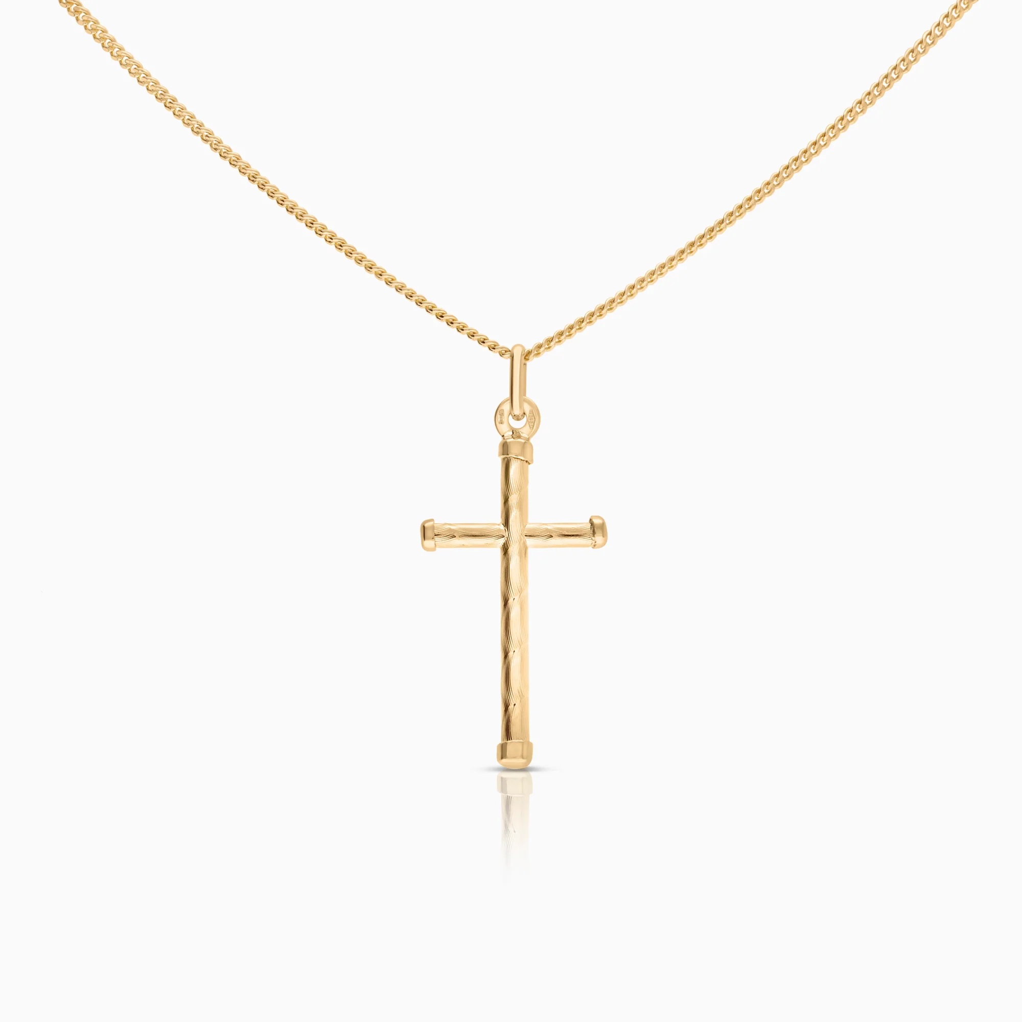 Necklace cross 4.04g 14K gold
