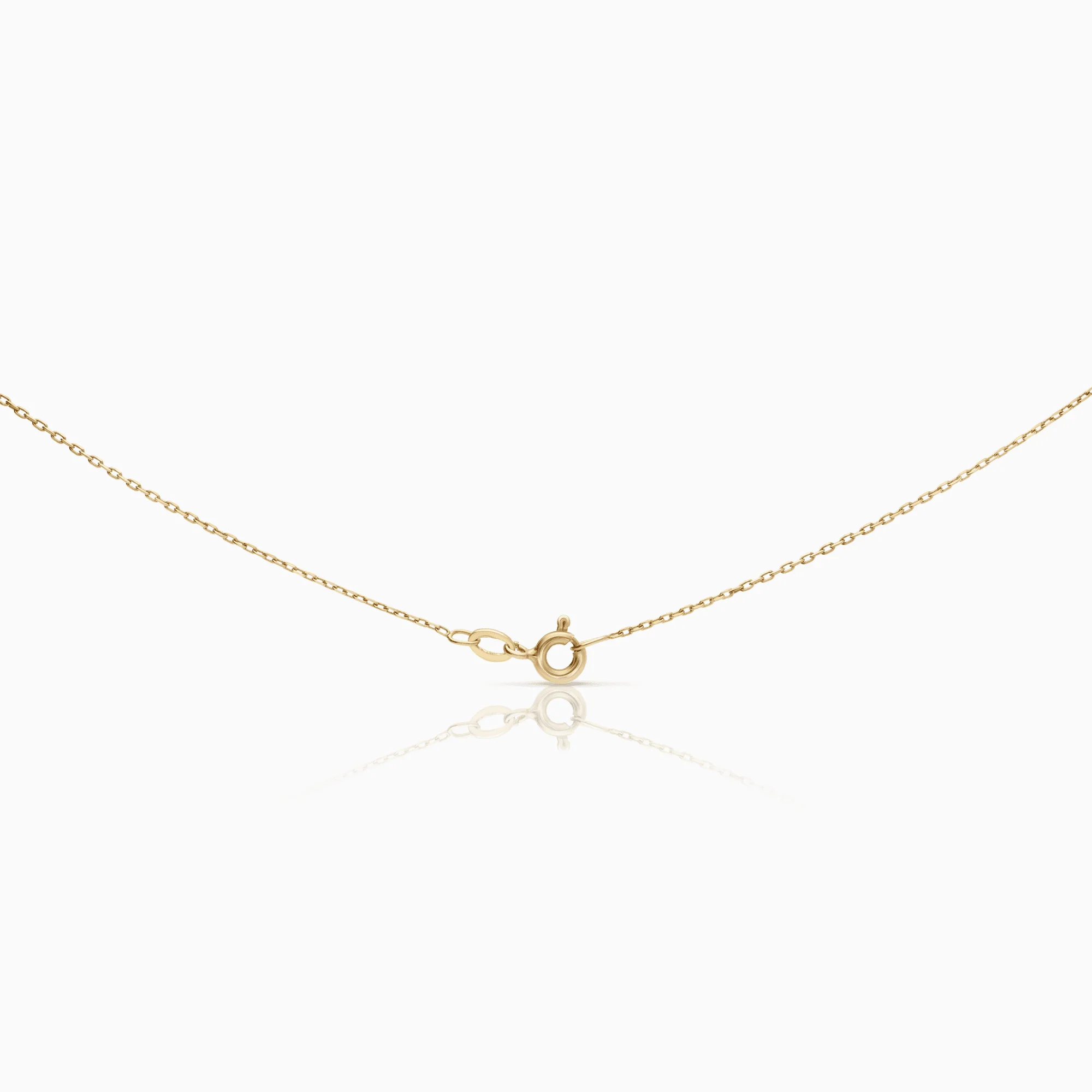 Necklace with Diamond Pendant 0.025ct 14K Gold - Image 2