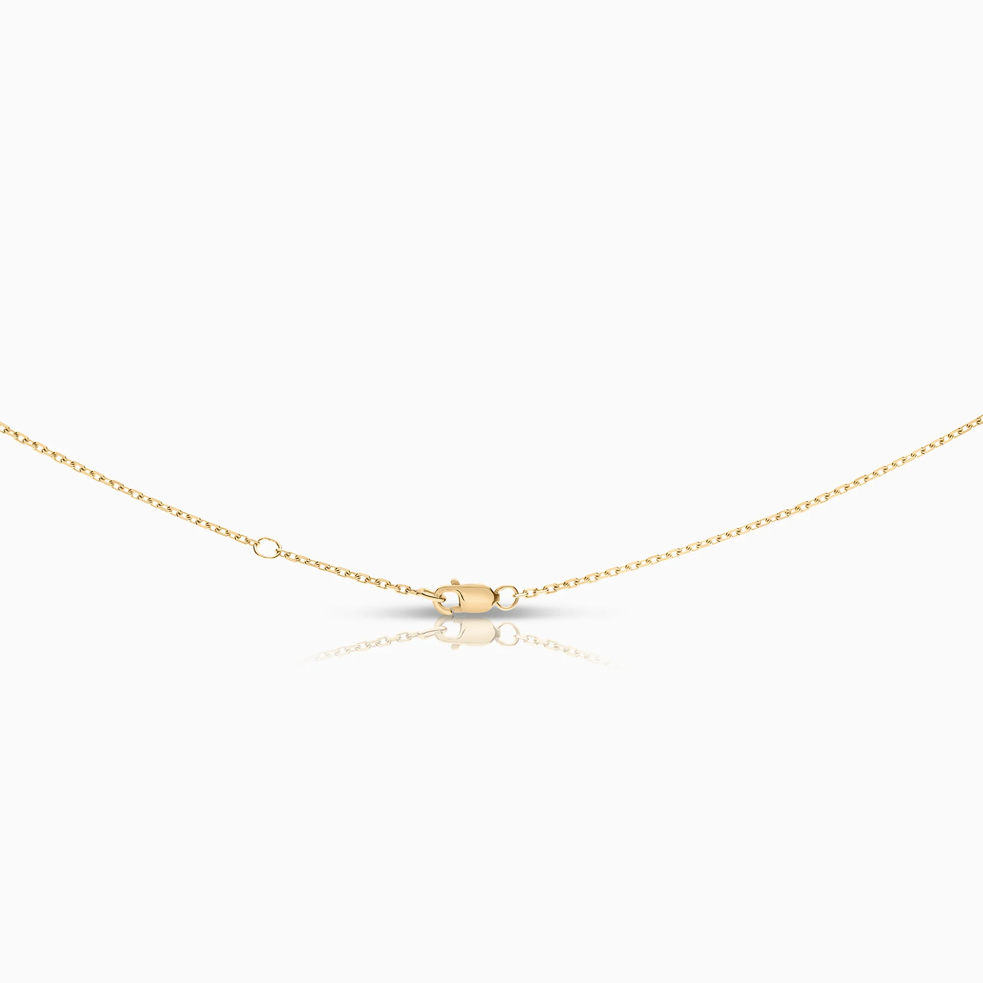 Necklace with diamond pendant 0.25ct 18K gold - Image 2