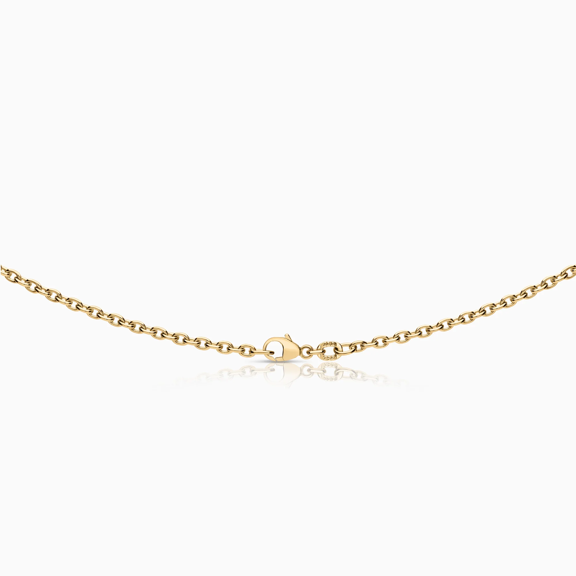 Necklace with cross pendant 0.50ct 18K gold - Image 3